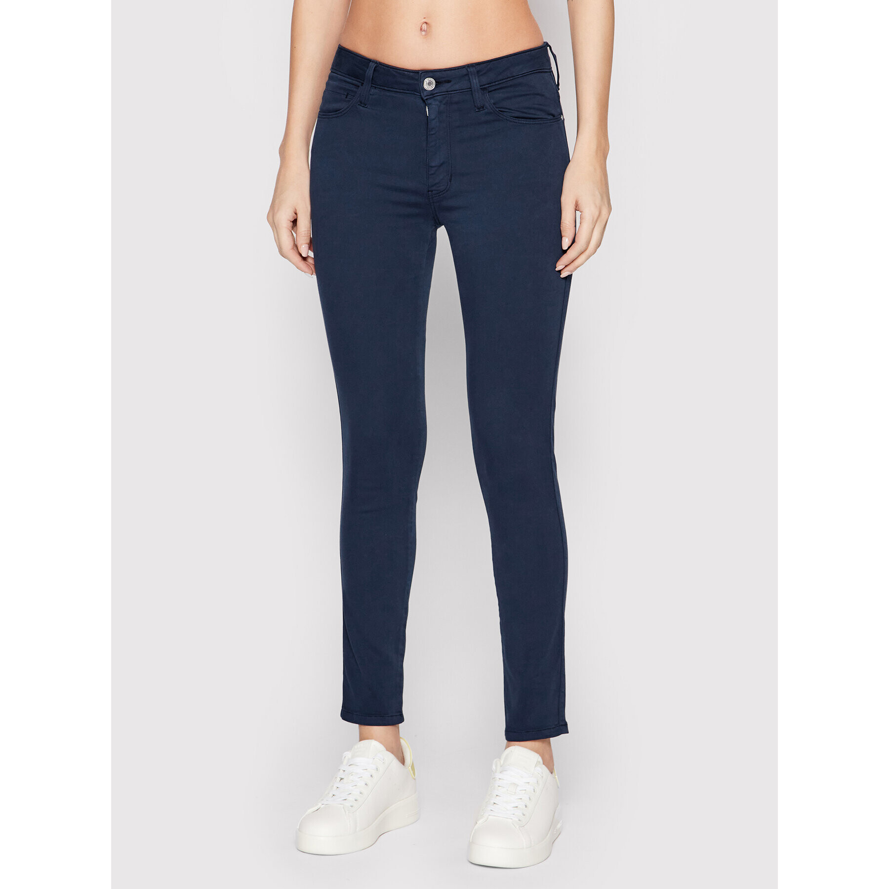 Guess Jeansy W2YAJ3 W77RE Tmavomodrá Skinny Fit - Pepit.cz