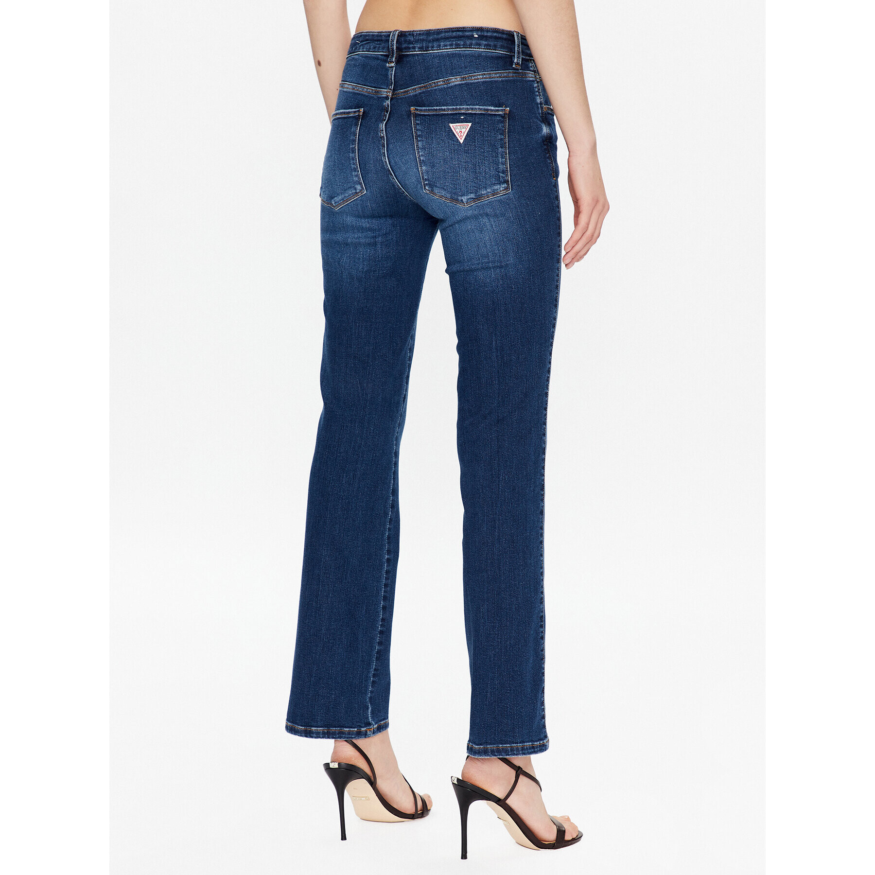 Guess Jeansy W3RA15 D4Q03 Tmavomodrá Straight Fit - Pepit.cz