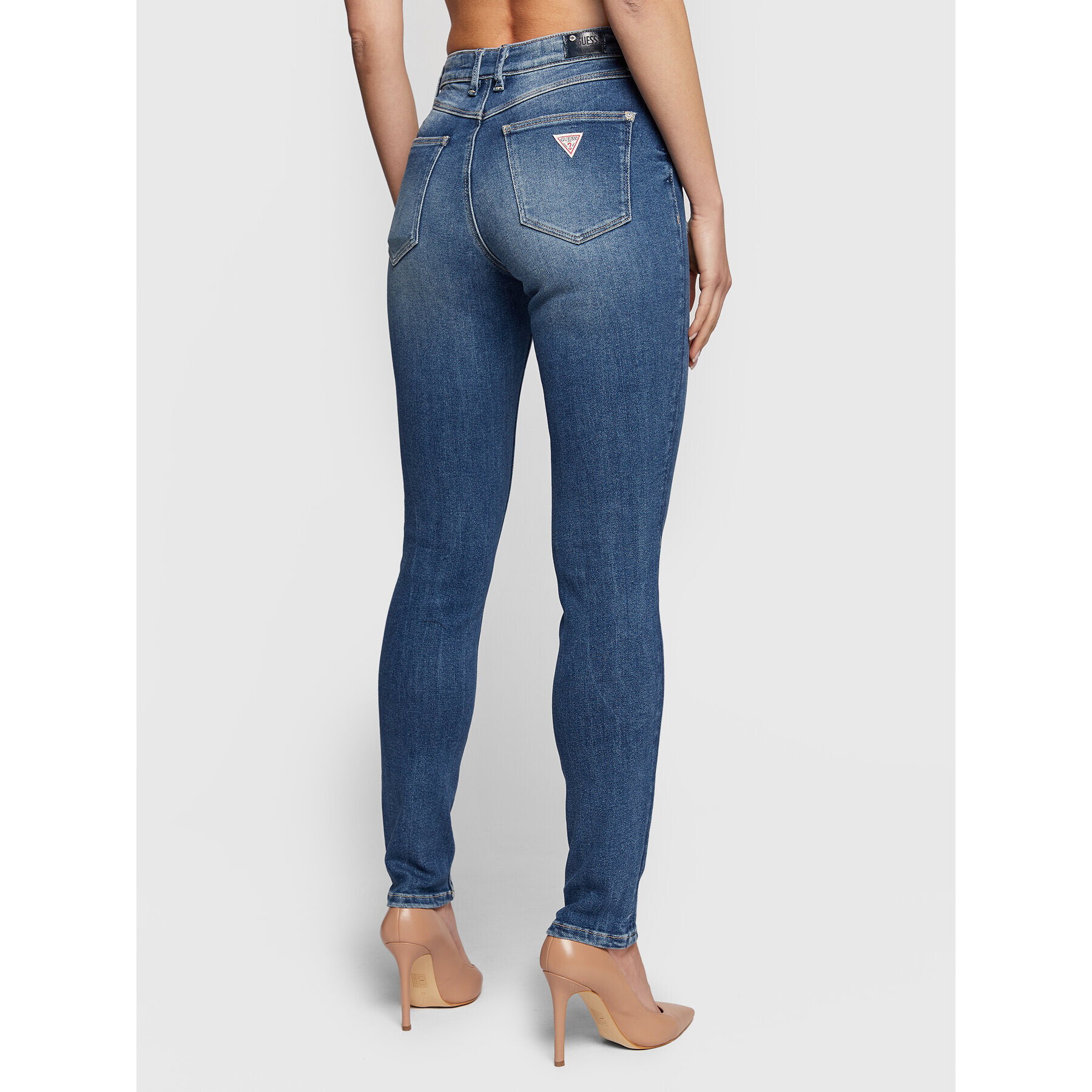 Guess Jeansy W3RA28 D4W92 Modrá Skinny Fit - Pepit.cz