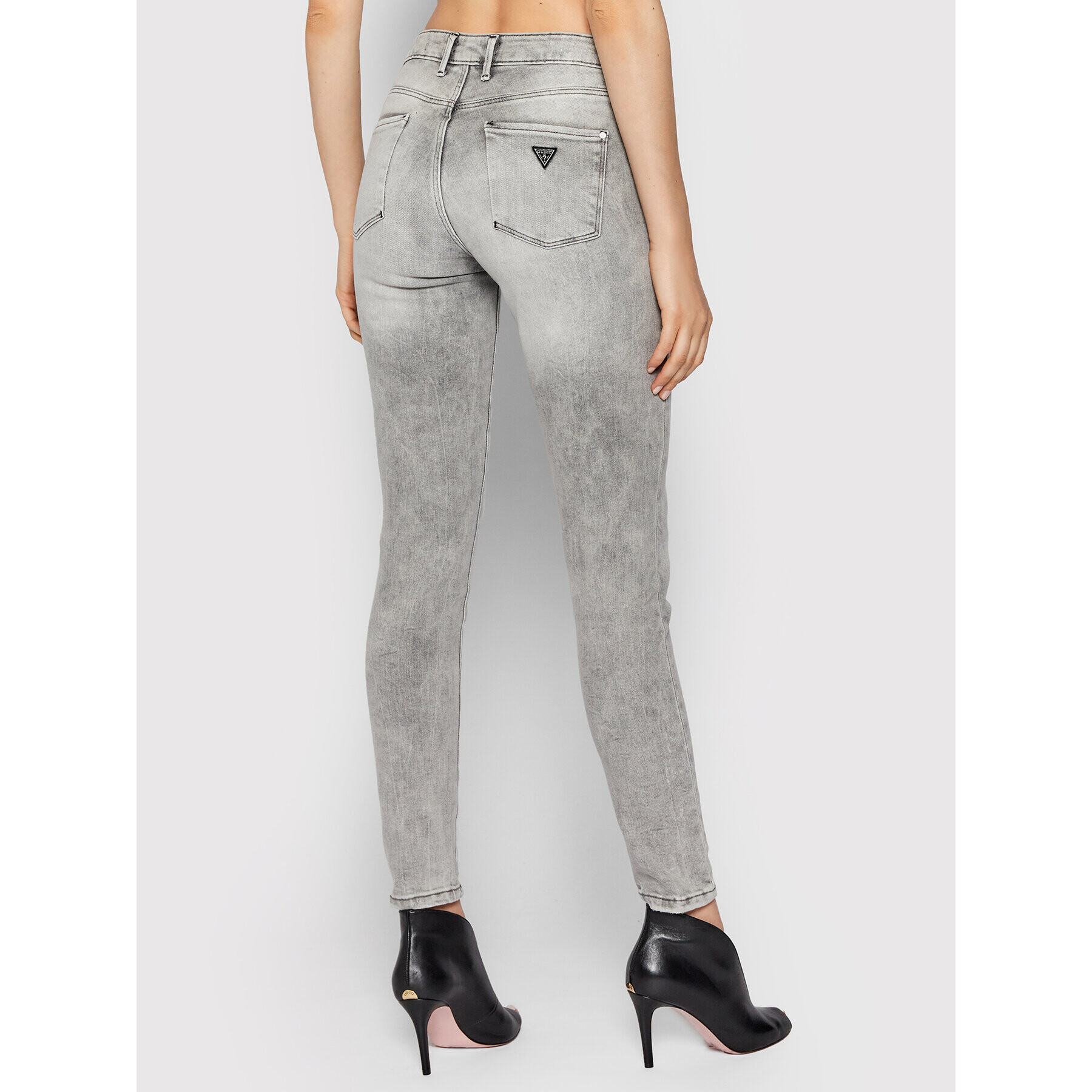 Guess Jeggins W1BA03 D4HJ1 Šedá Jegging Fit - Pepit.cz