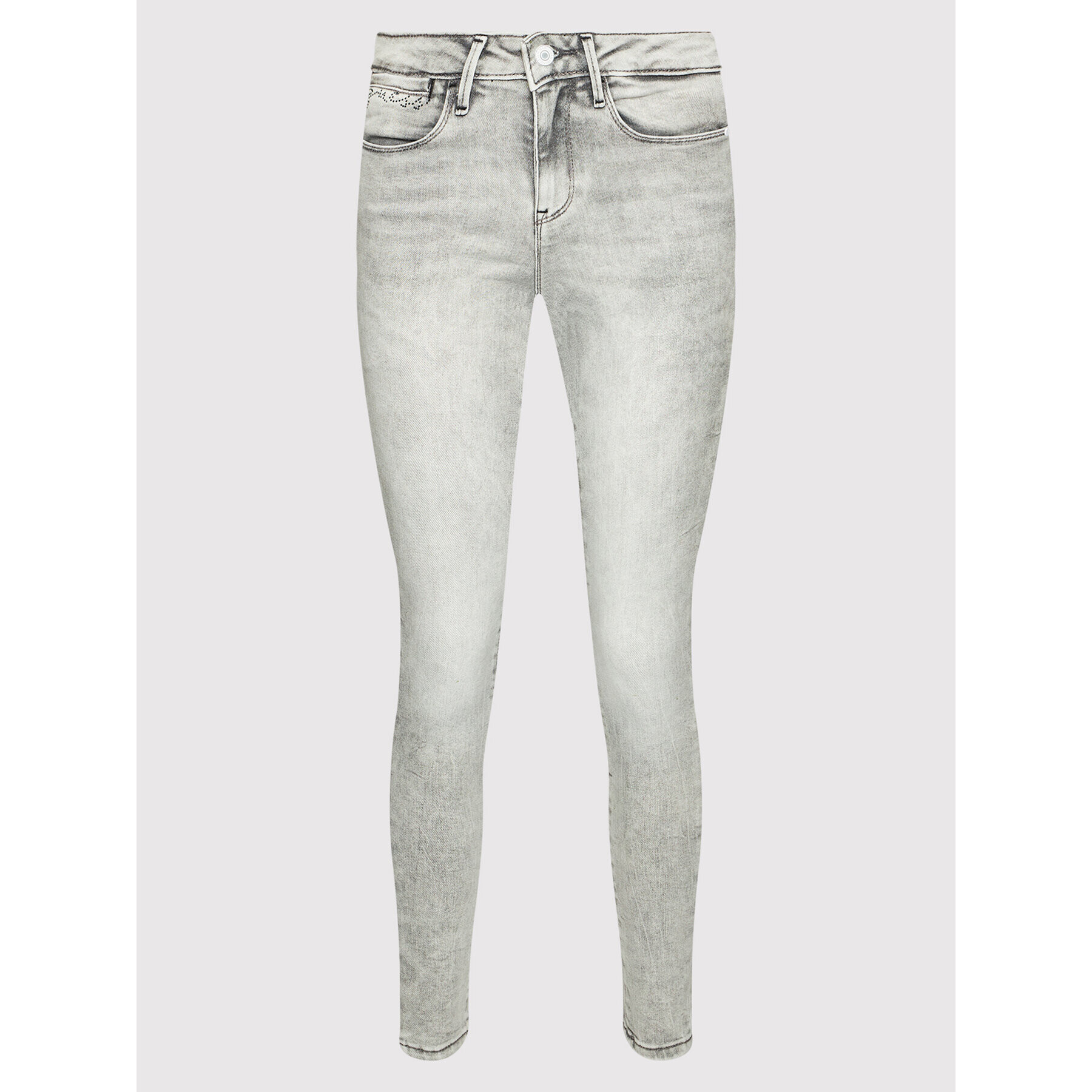 Guess Jeggins W1BA03 D4HJ1 Šedá Jegging Fit - Pepit.cz