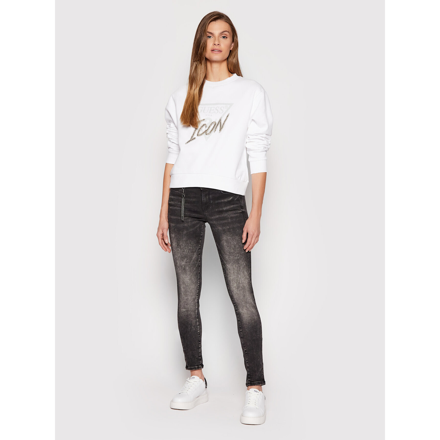 Guess Jeggins W2RA03 D4KC1 Černá Skinny Fit - Pepit.cz