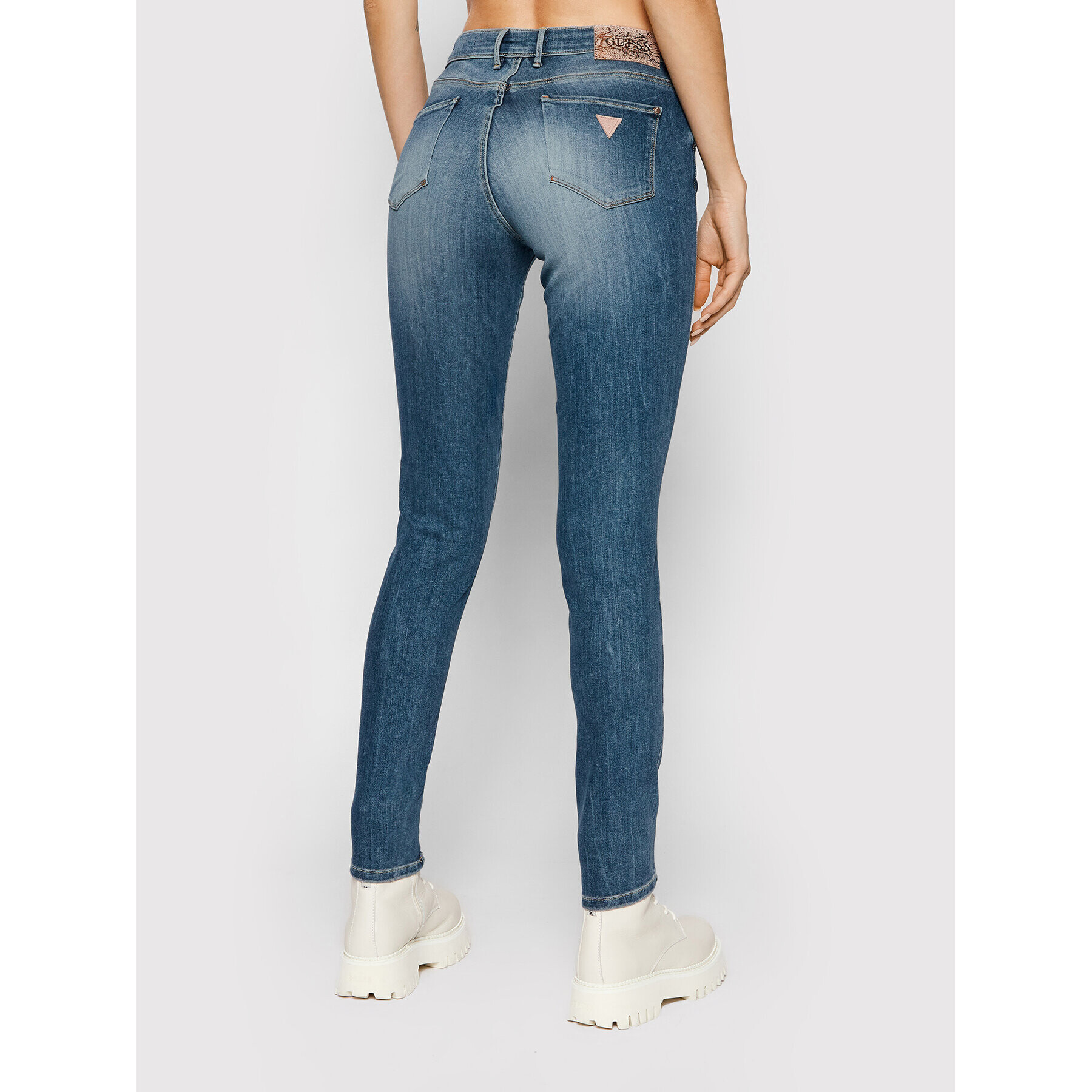 Guess Jeggins W2RA03 D4KM2 Modrá Skinny Fit - Pepit.cz