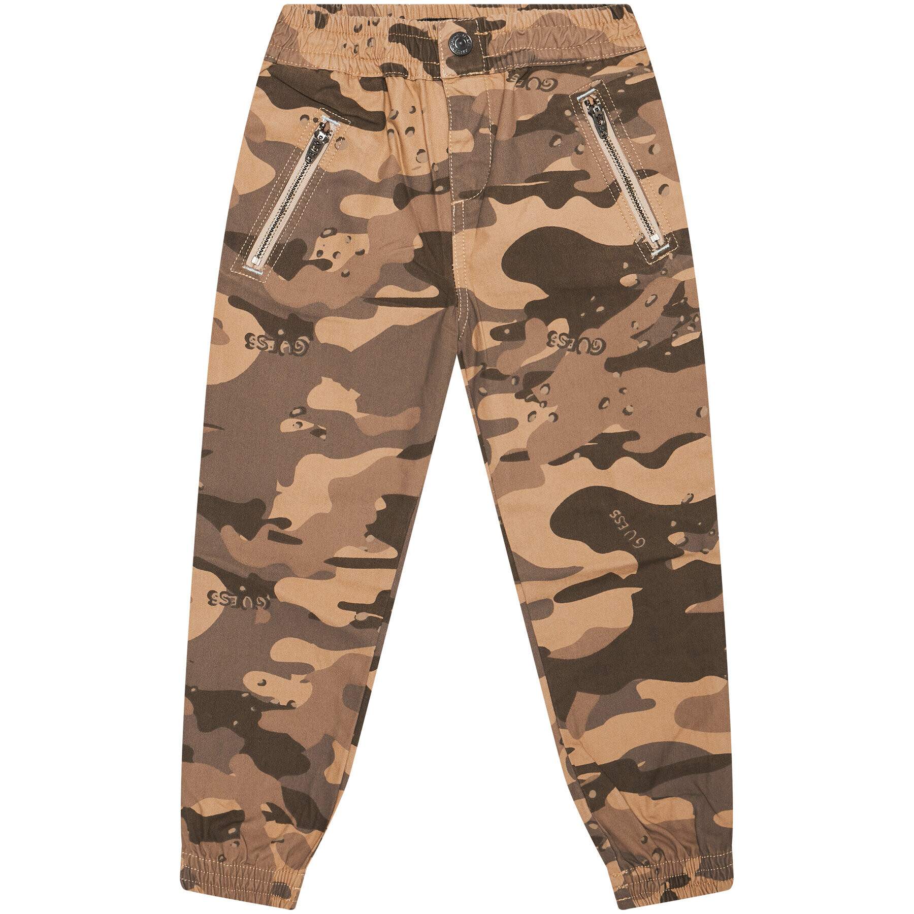 Guess Joggers kalhoty L1RB02 WDLH0 Hnědá Regular Fit - Pepit.cz