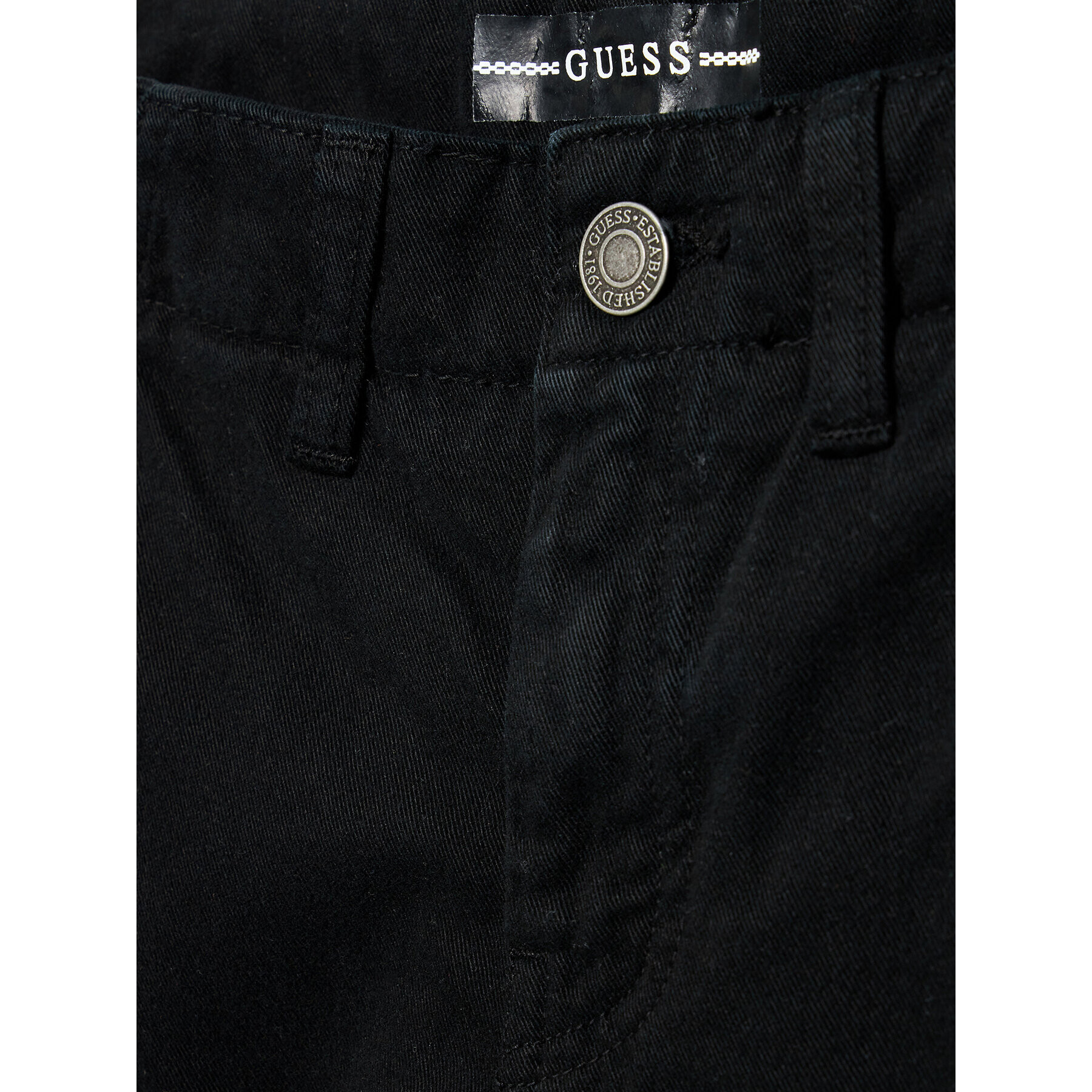 Guess Joggers kalhoty L1YB09 WE1L0 Černá Regular Fit - Pepit.cz