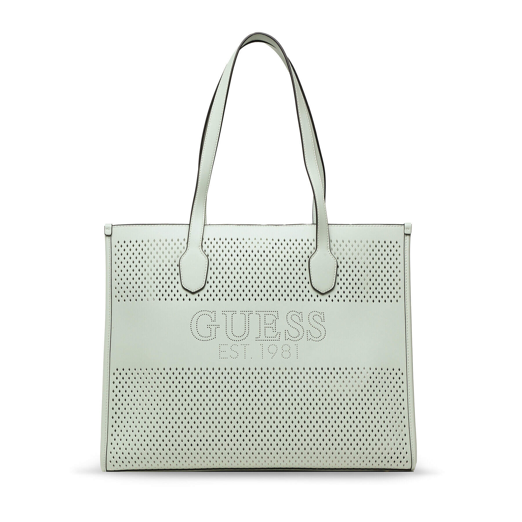 Guess Kabelka Katey Perf (WH) HWWH87 69230 Zelená - Pepit.cz