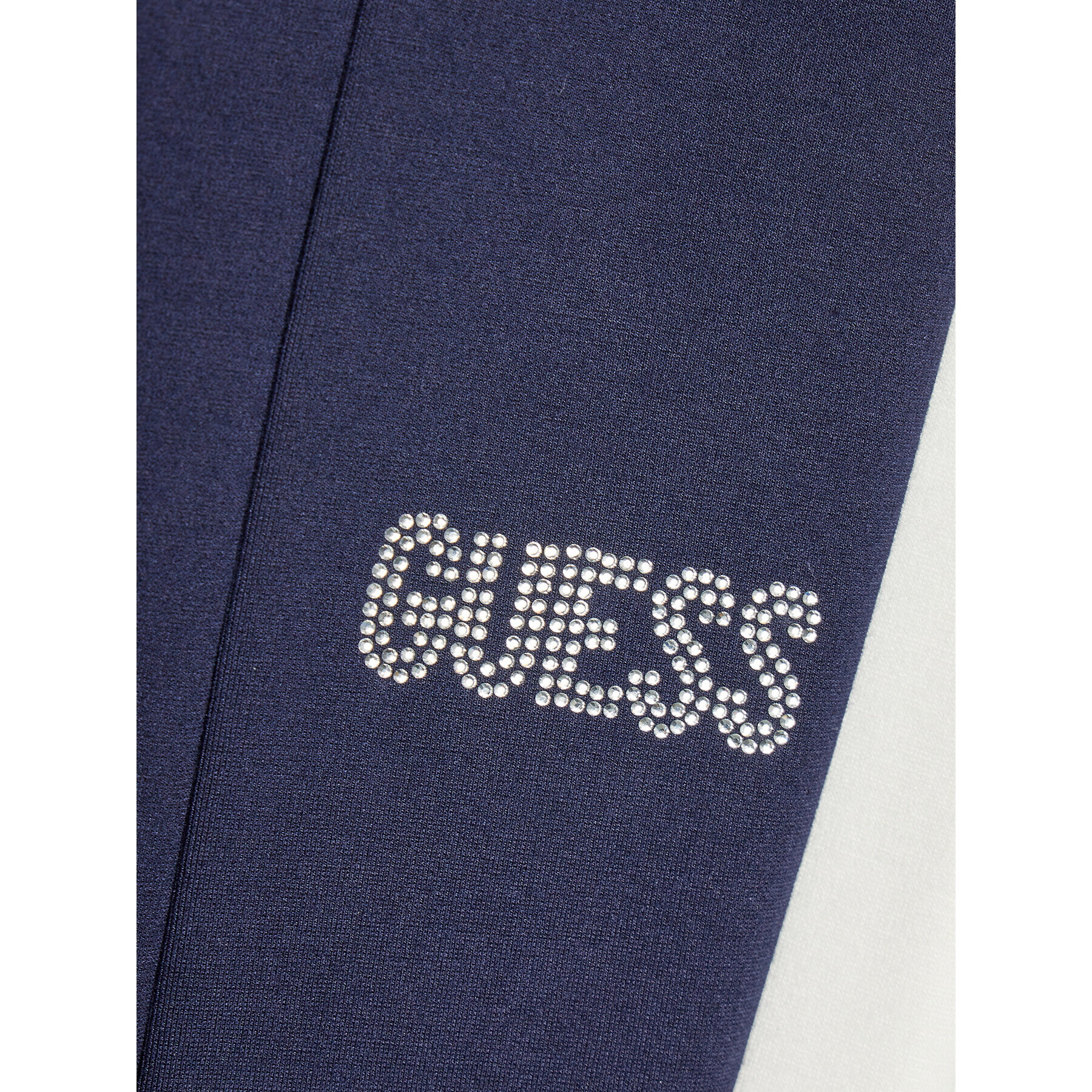 Guess Kalhoty z materiálu J3YB09 KAE30 Modrá Regular Fit - Pepit.cz