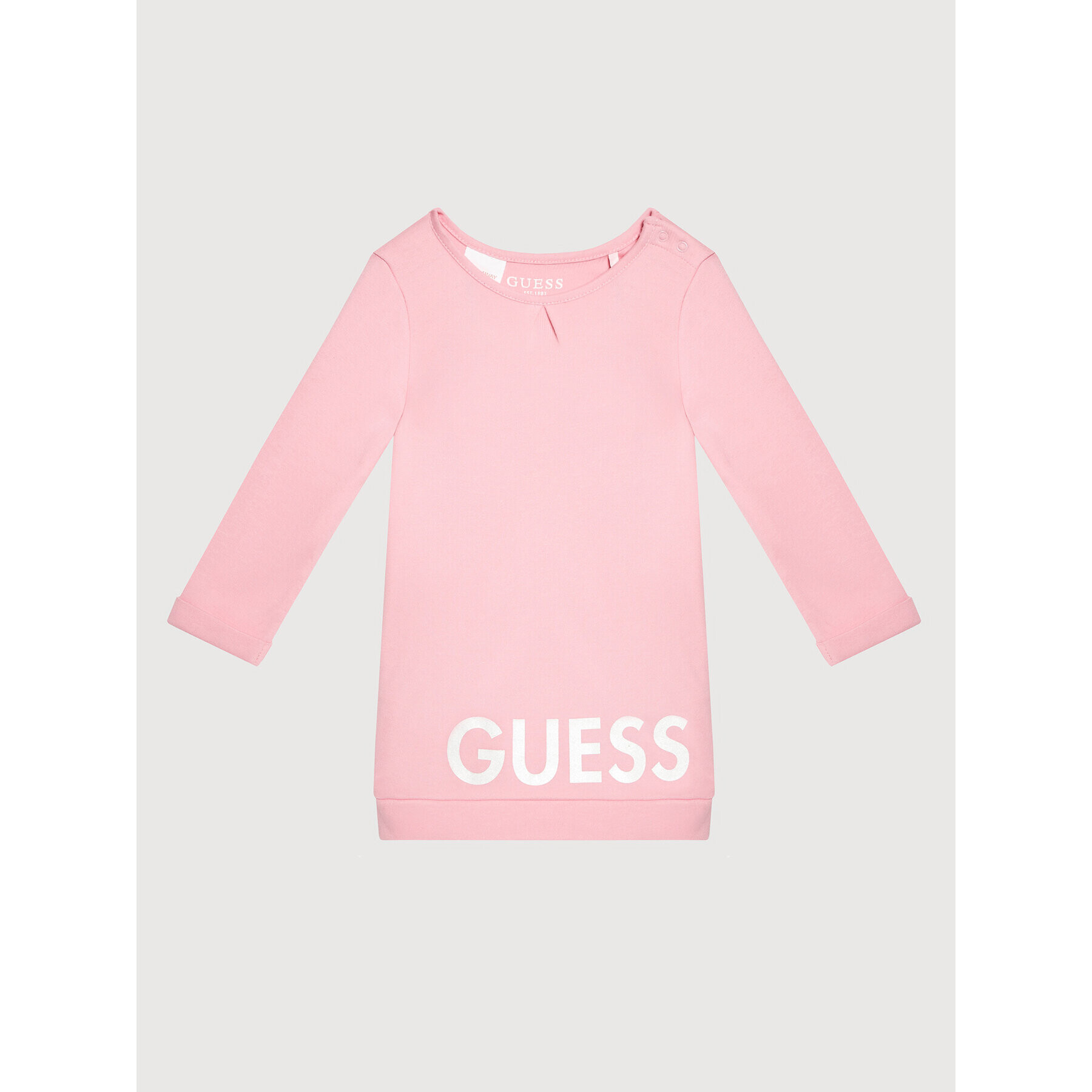 Guess Každodenní šaty A1YK08 KA6W0 Růžová Regular Fit - Pepit.cz