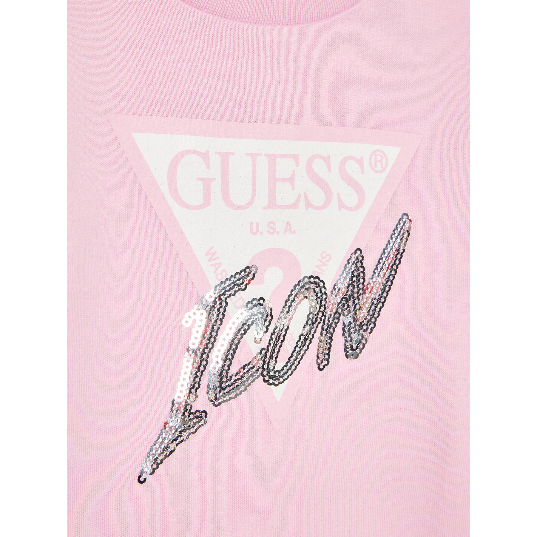 Guess Každodenní šaty A2BK05 KAD73 Růžová Regular Fit - Pepit.cz