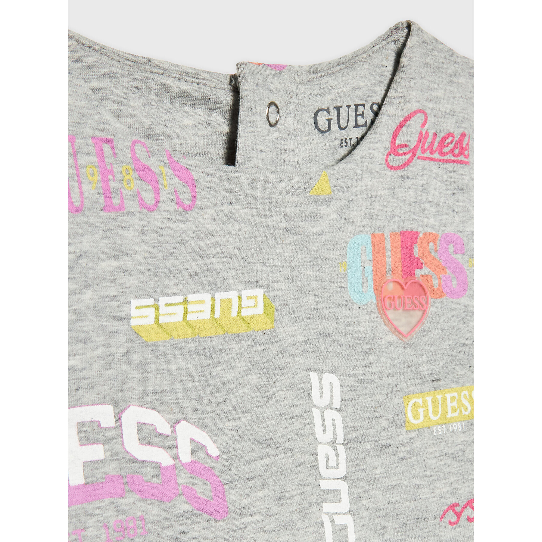 Guess Každodenní šaty A3RK00 J1313 Šedá Regular Fit - Pepit.cz