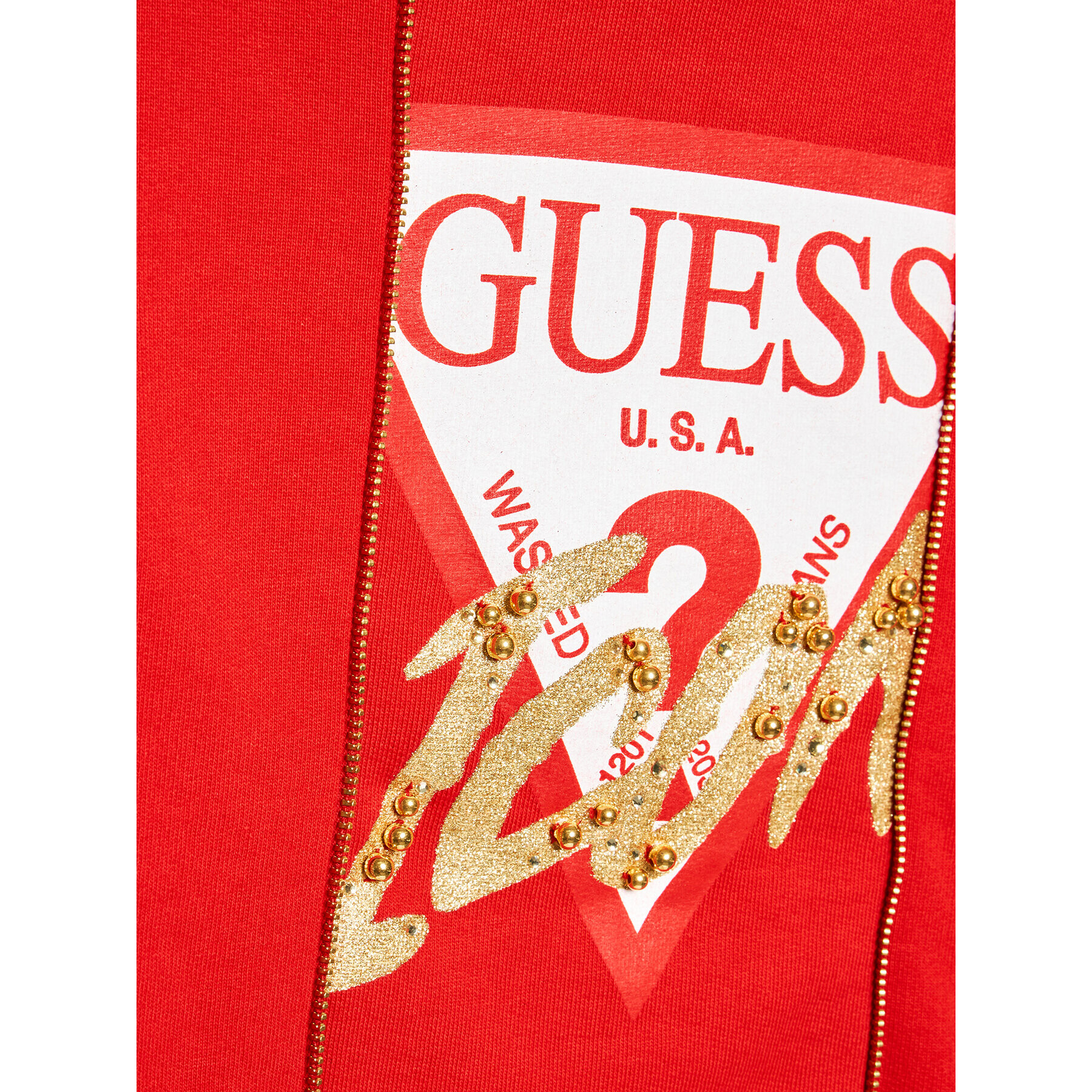 Guess Každodenní šaty J2BK11 KAD73 Červená Regular Fit - Pepit.cz