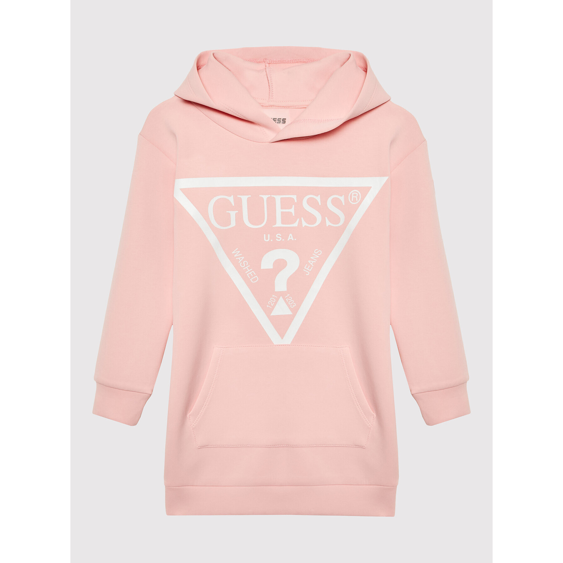 Guess Každodenní šaty J2YK28 FL03S Růžová Regular Fit - Pepit.cz