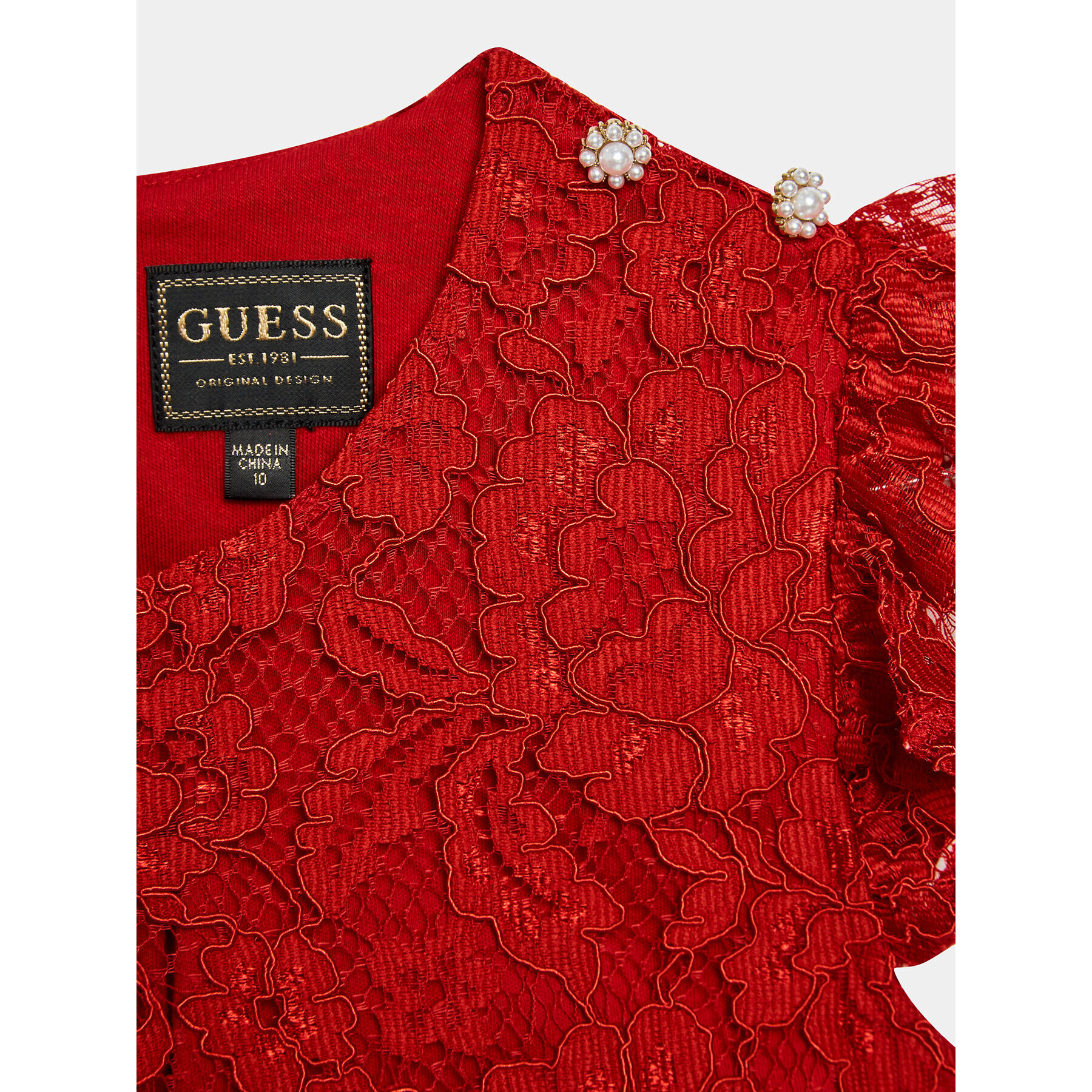 Guess Každodenní šaty J3BK03 WFS60 Červená Regular Fit - Pepit.cz