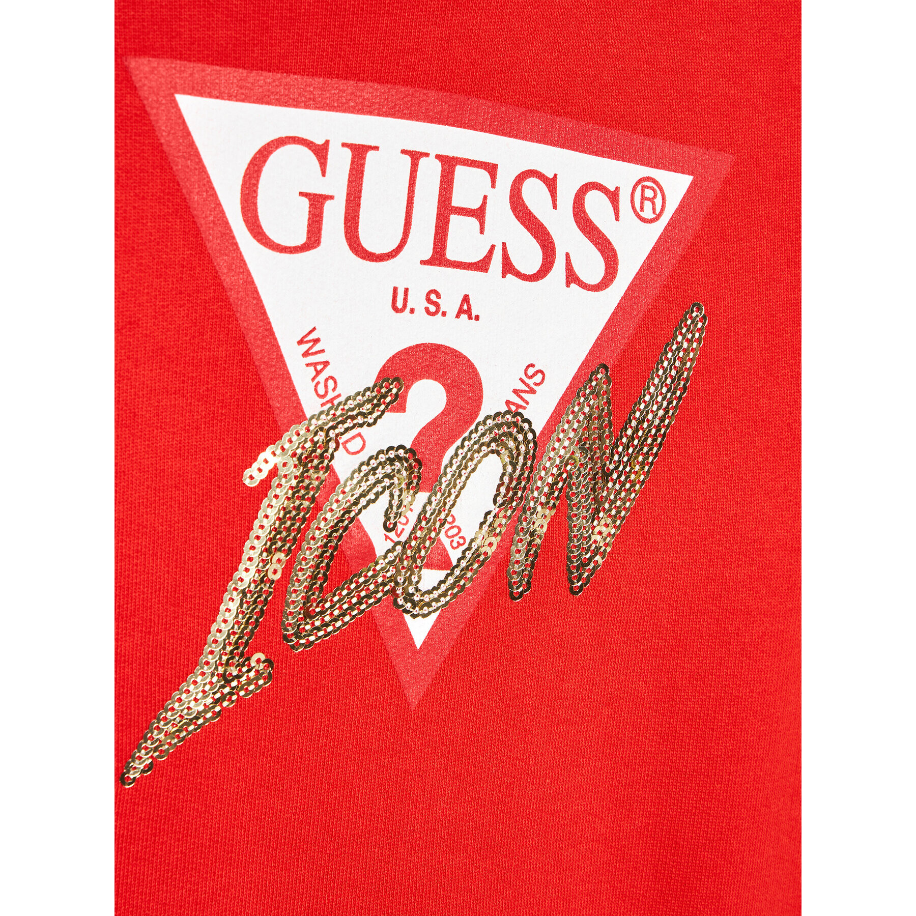 Guess Každodenní šaty K2BK05 KAD73 Červená Regular Fit - Pepit.cz