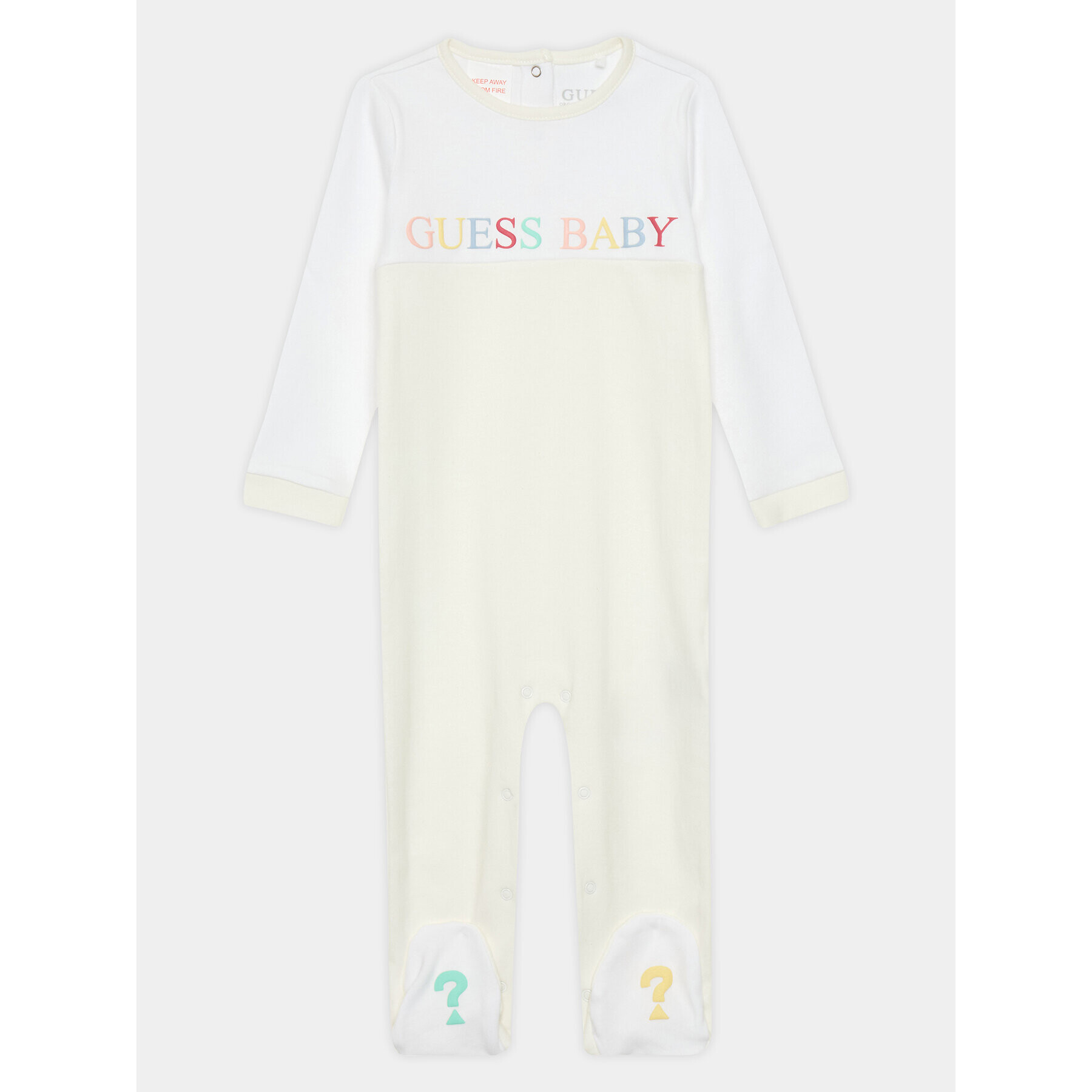 Guess Kojenecké dupačky H2YW05 KA6W3 Bílá Regular Fit - Pepit.cz