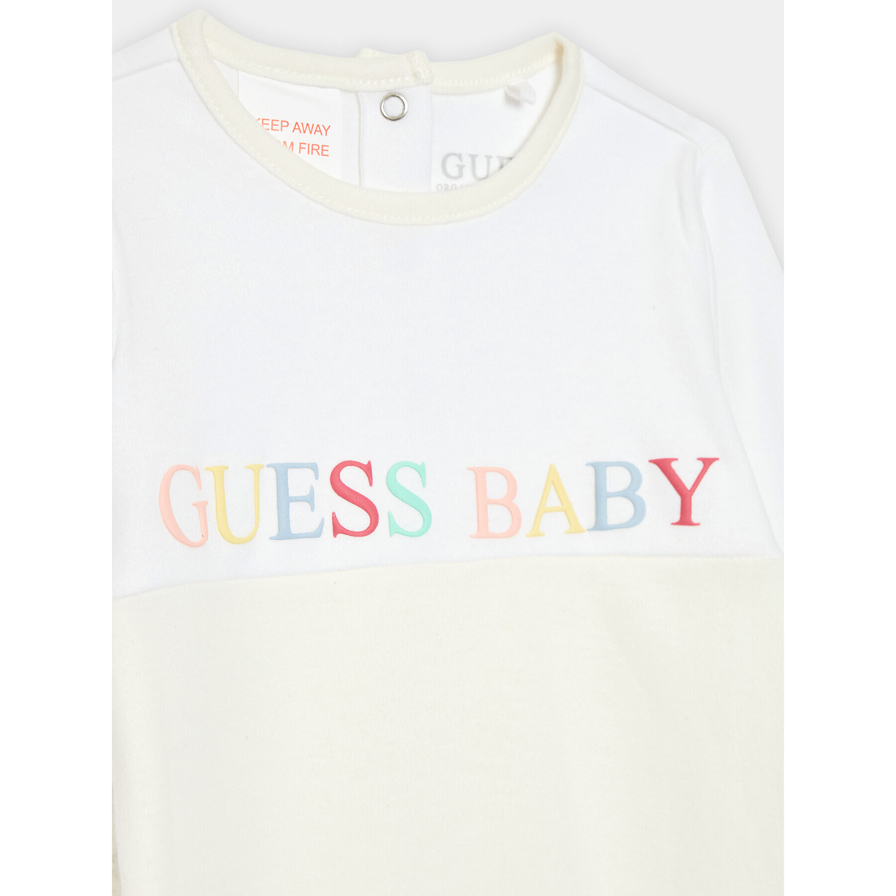 Guess Kojenecké dupačky H2YW05 KA6W3 Bílá Regular Fit - Pepit.cz