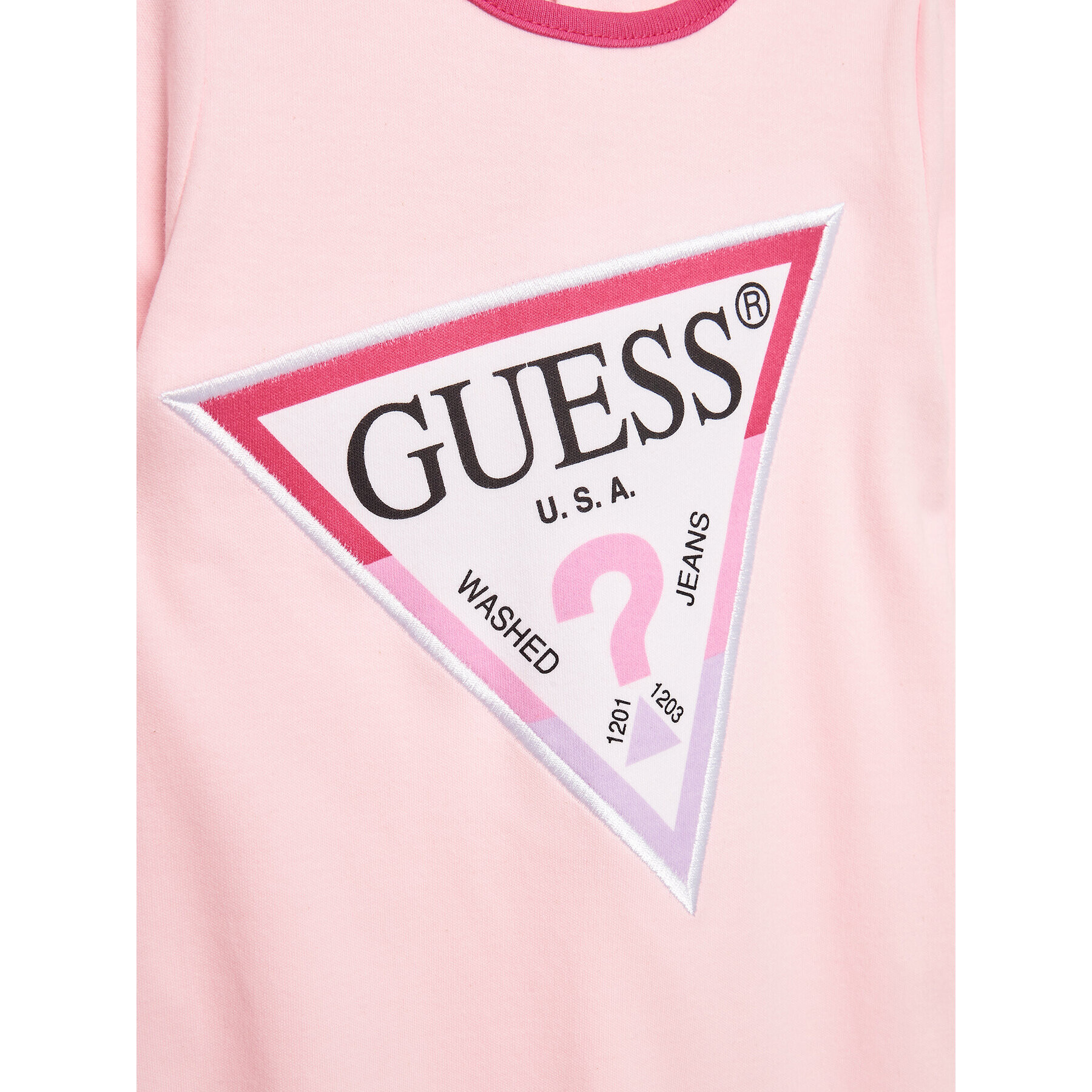 Guess Kojenecké dupačky H3YW12 KA6W4 Růžová Regular Fit - Pepit.cz