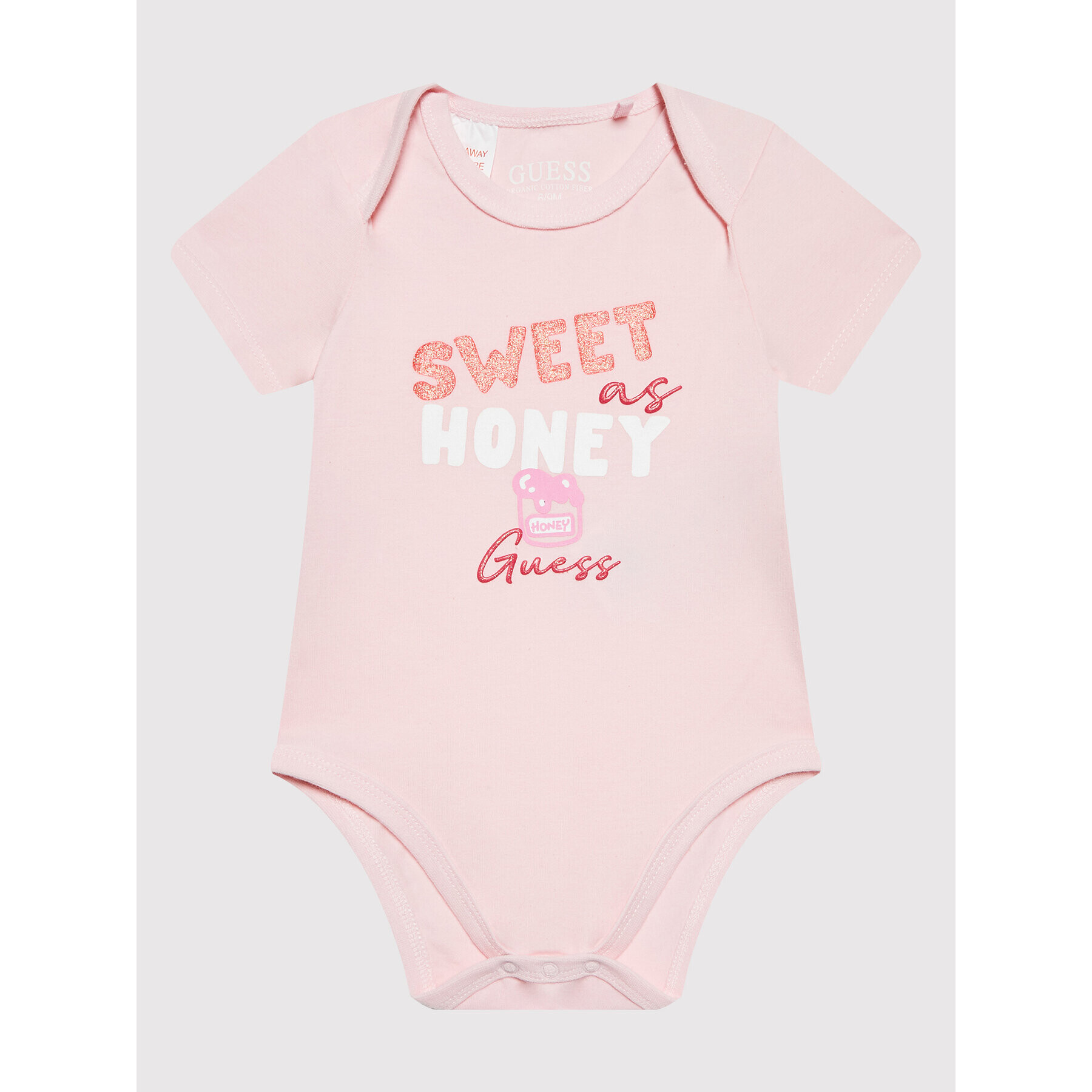 Guess Komplet 2 párů body s kalhotami H2YW07 J1313 Růžová Regular Fit - Pepit.cz