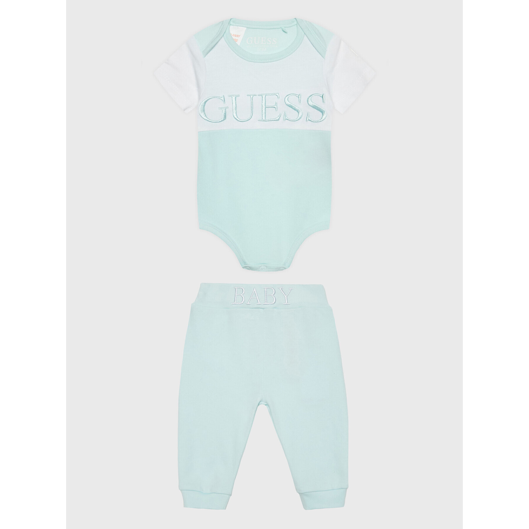 Guess Komplet body s kalhotami H2RW03 J1311 Modrá Regular Fit - Pepit.cz