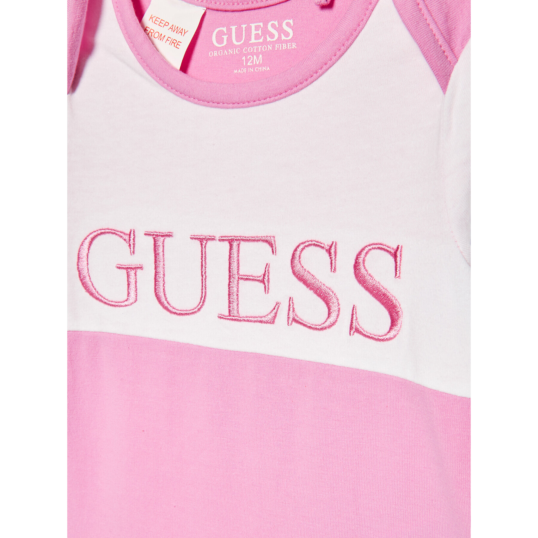 Guess Komplet body s kalhotami H2RW03 J1311 Růžová Regular Fit - Pepit.cz