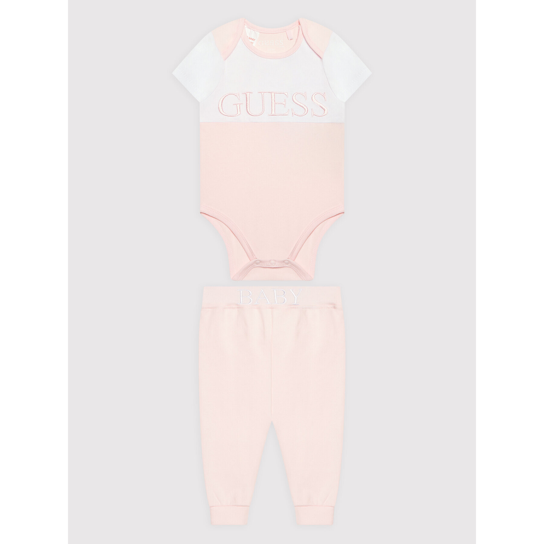 Guess Komplet body s kalhotami H2RW03 J1311 Růžová Regular Fit - Pepit.cz