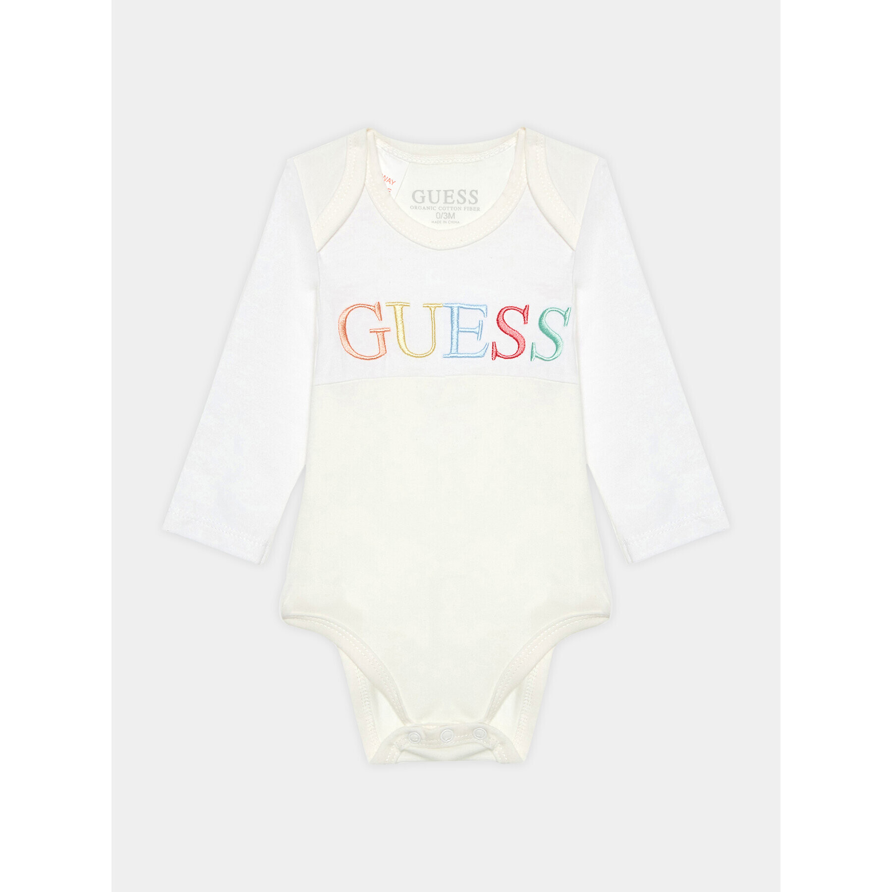 Guess Komplet body s kalhotami H2YW06 J1313 Bílá Regular Fit - Pepit.cz