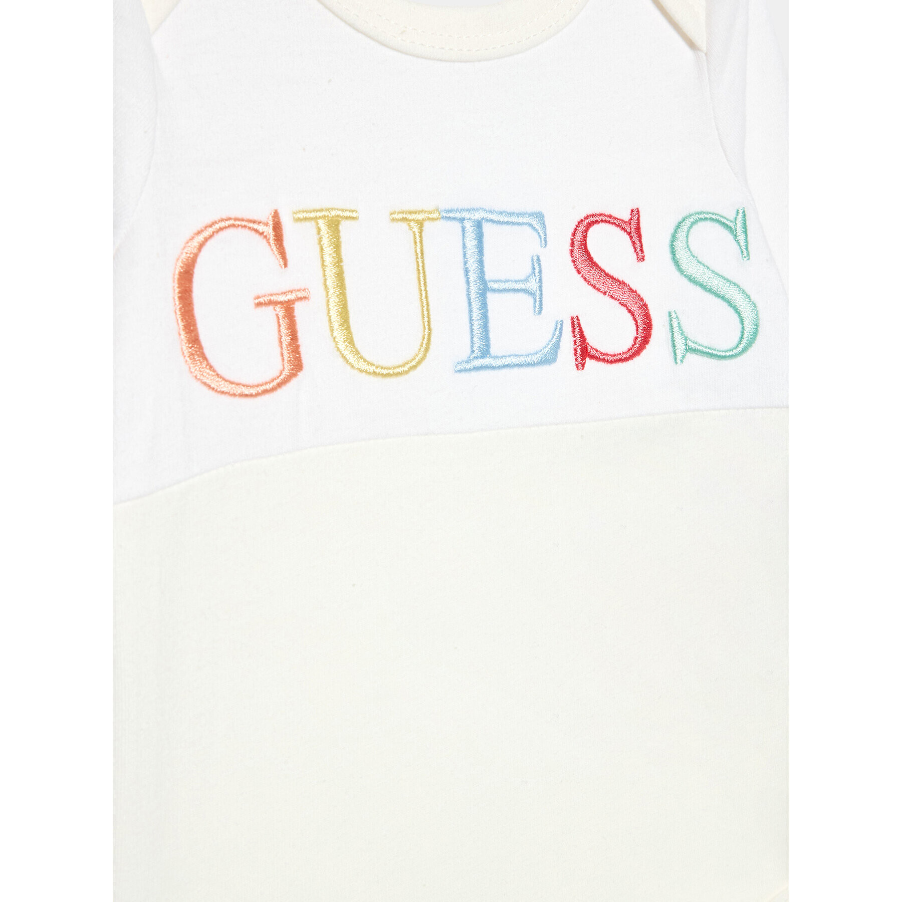 Guess Komplet body s kalhotami H2YW06 J1313 Bílá Regular Fit - Pepit.cz