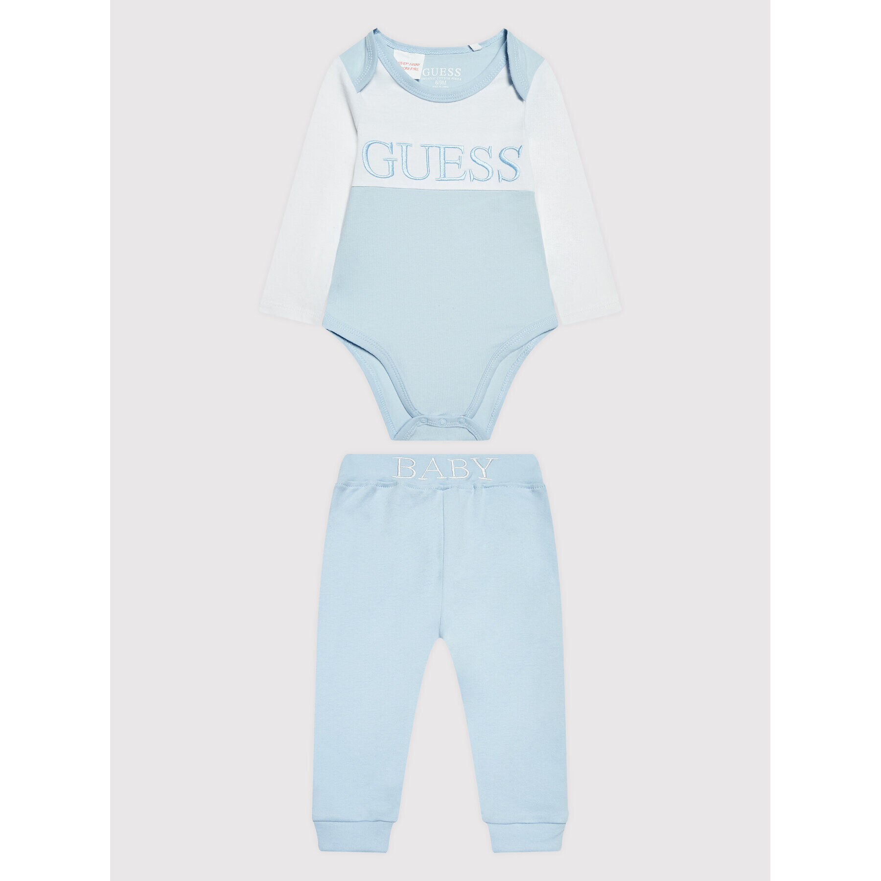 Guess Komplet body s kalhotami H2YW06 J1313 Modrá Regular Fit - Pepit.cz