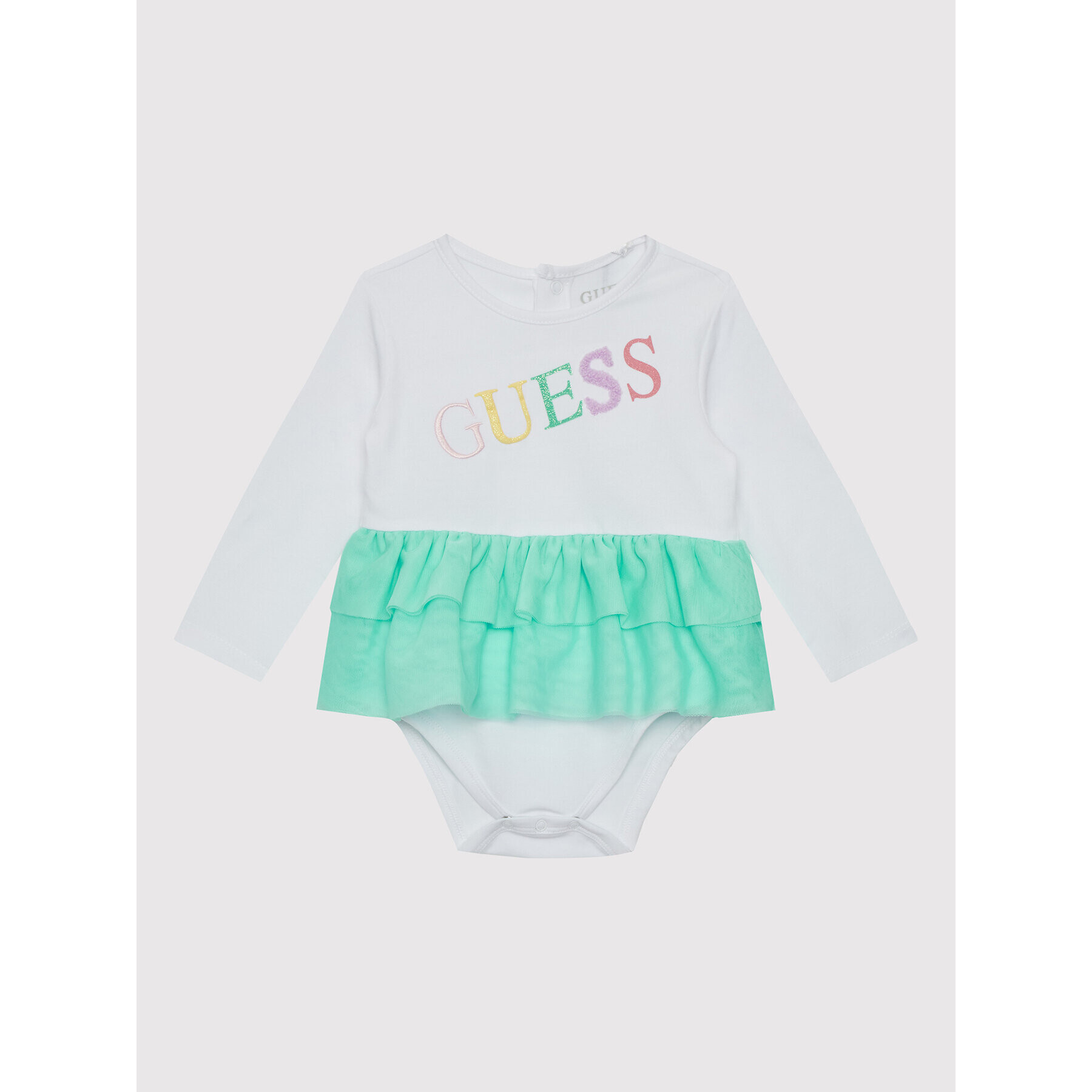 Guess Komplet body s kalhotami S2YG02 J1311 Bílá Regular Fit - Pepit.cz