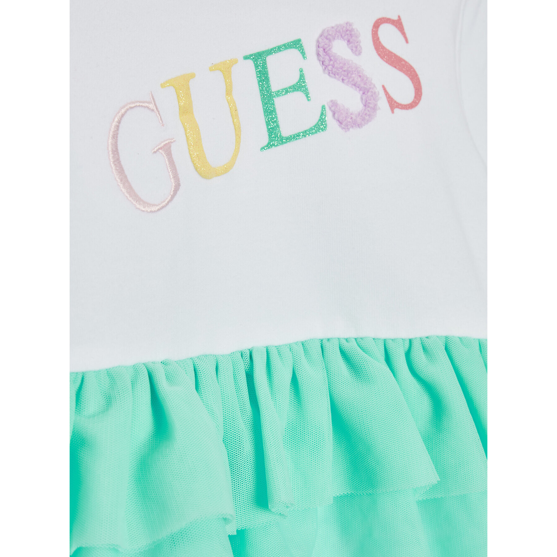 Guess Komplet body s kalhotami S2YG02 J1311 Bílá Regular Fit - Pepit.cz