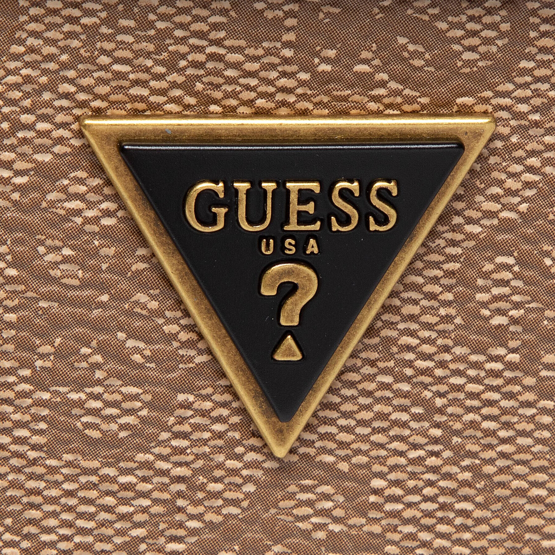 Guess Kosmetický kufřík Vezzola Beauty Case HMVZLA P2243 Hnědá - Pepit.cz