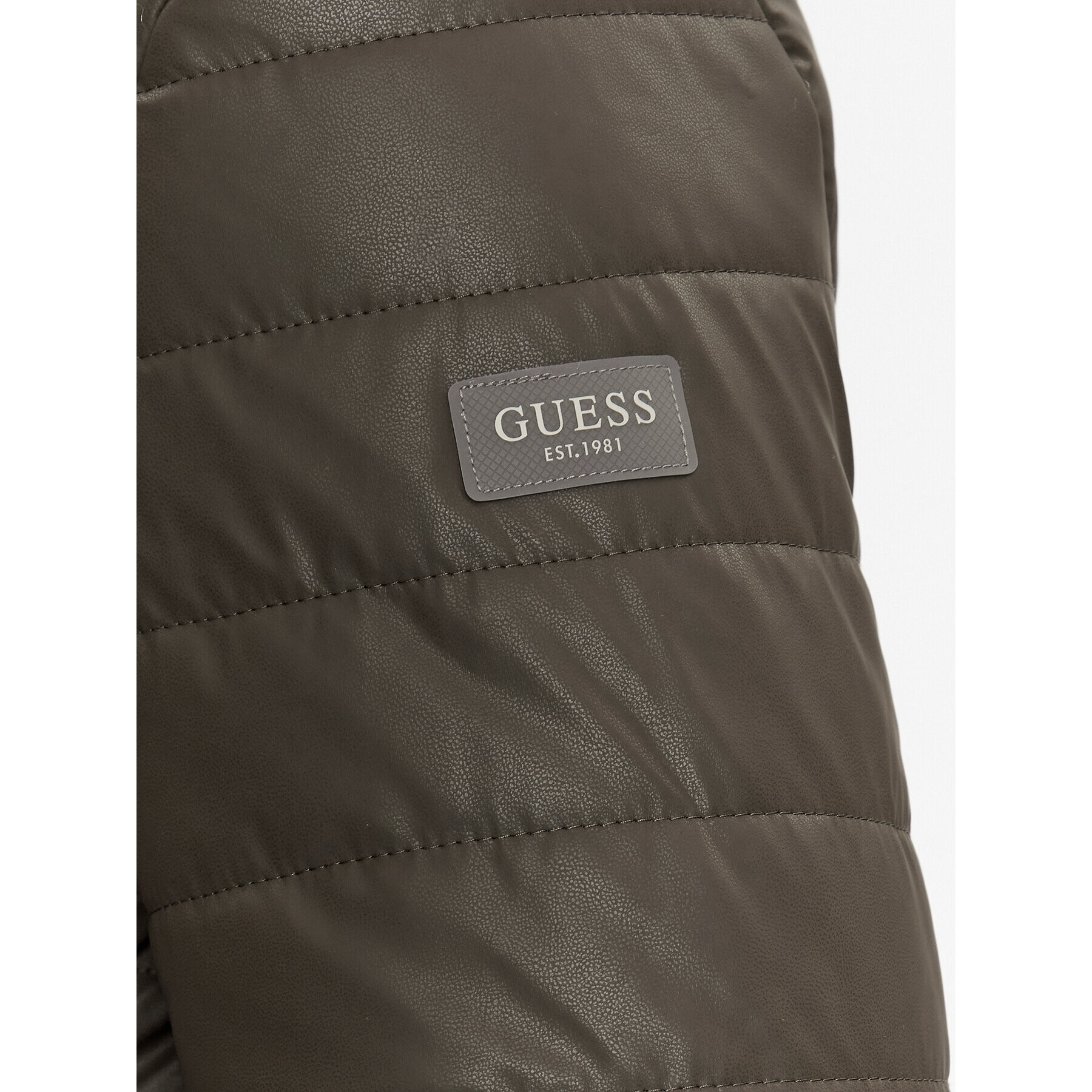 Guess Kožená bunda M3YL06 WFHD0 Hnědá Regular Fit - Pepit.cz