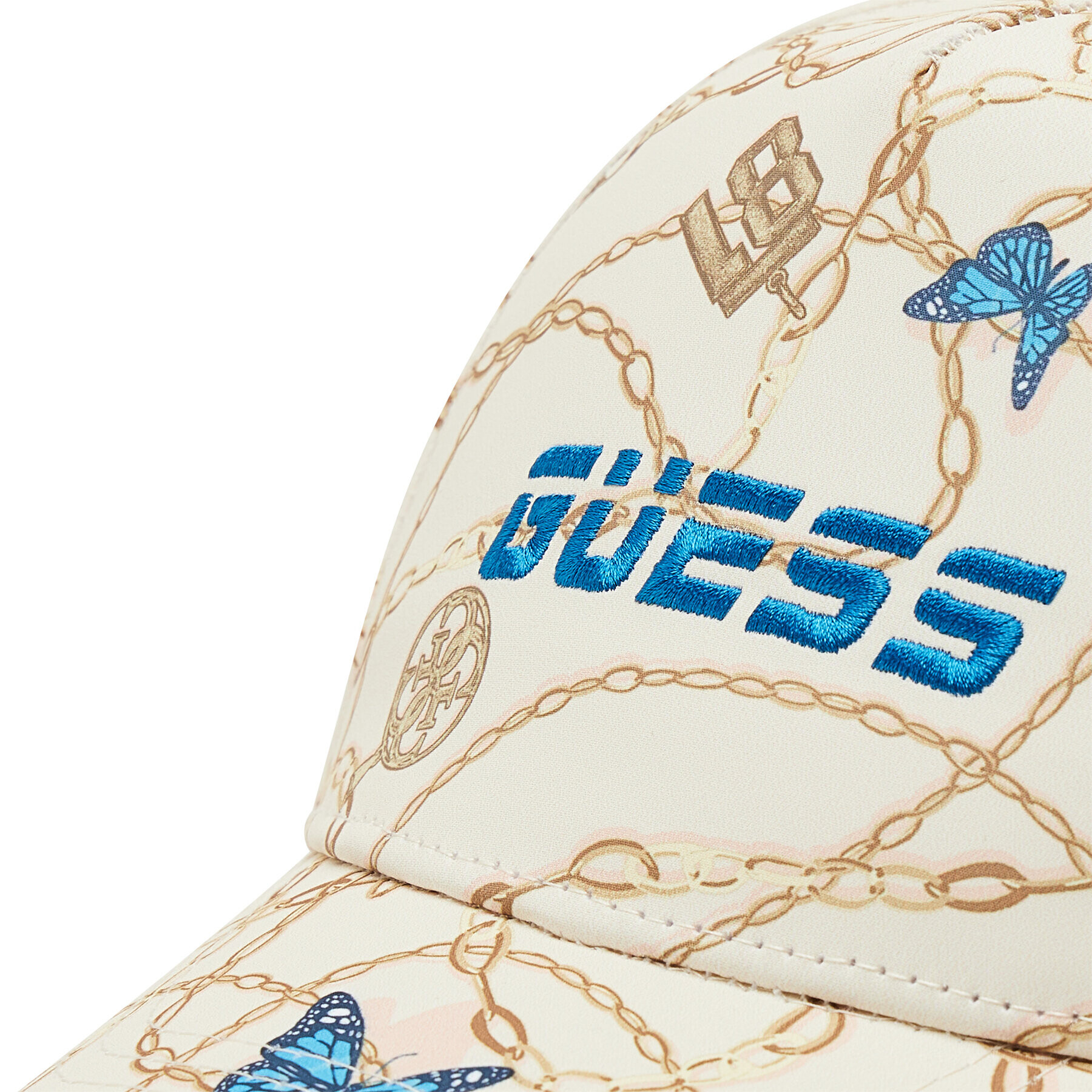 Guess Kšiltovka Printed Cap V2GZ07 WO088 Béžová - Pepit.cz