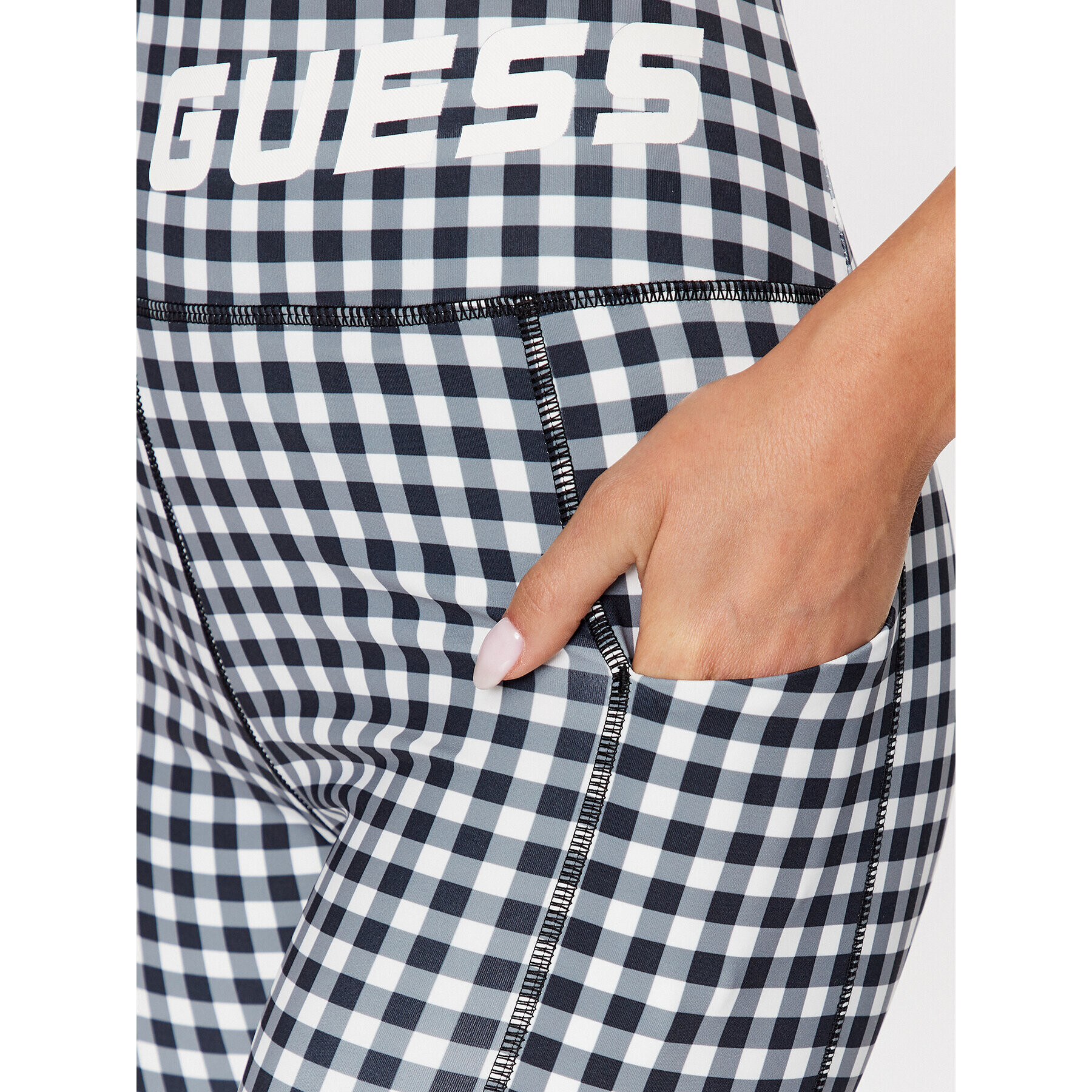 Guess Legíny Davina V3GB12 MC049 Černá Slim Fit - Pepit.cz