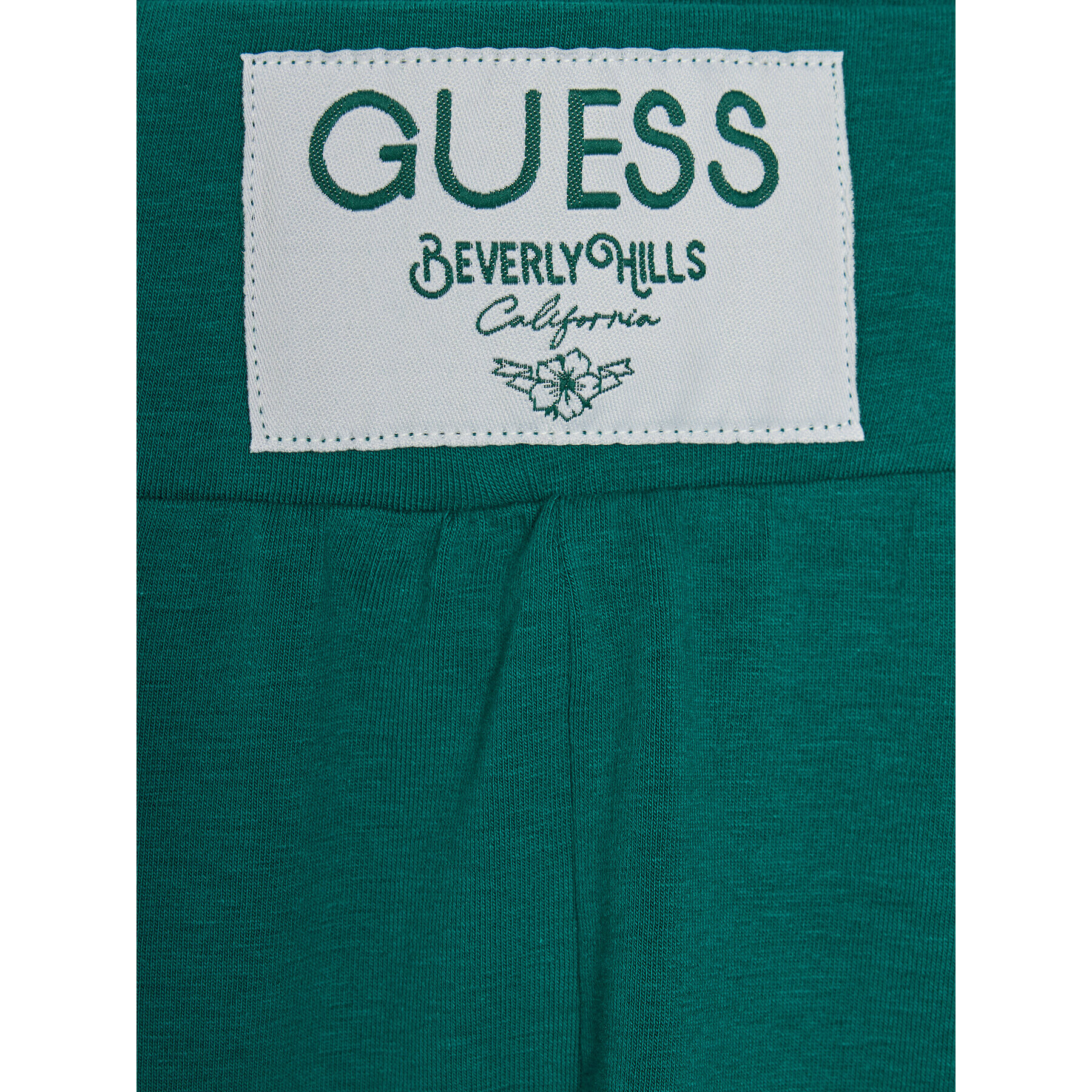 Guess Legíny J4RB04 J1314 Zelená Slim Fit - Pepit.cz