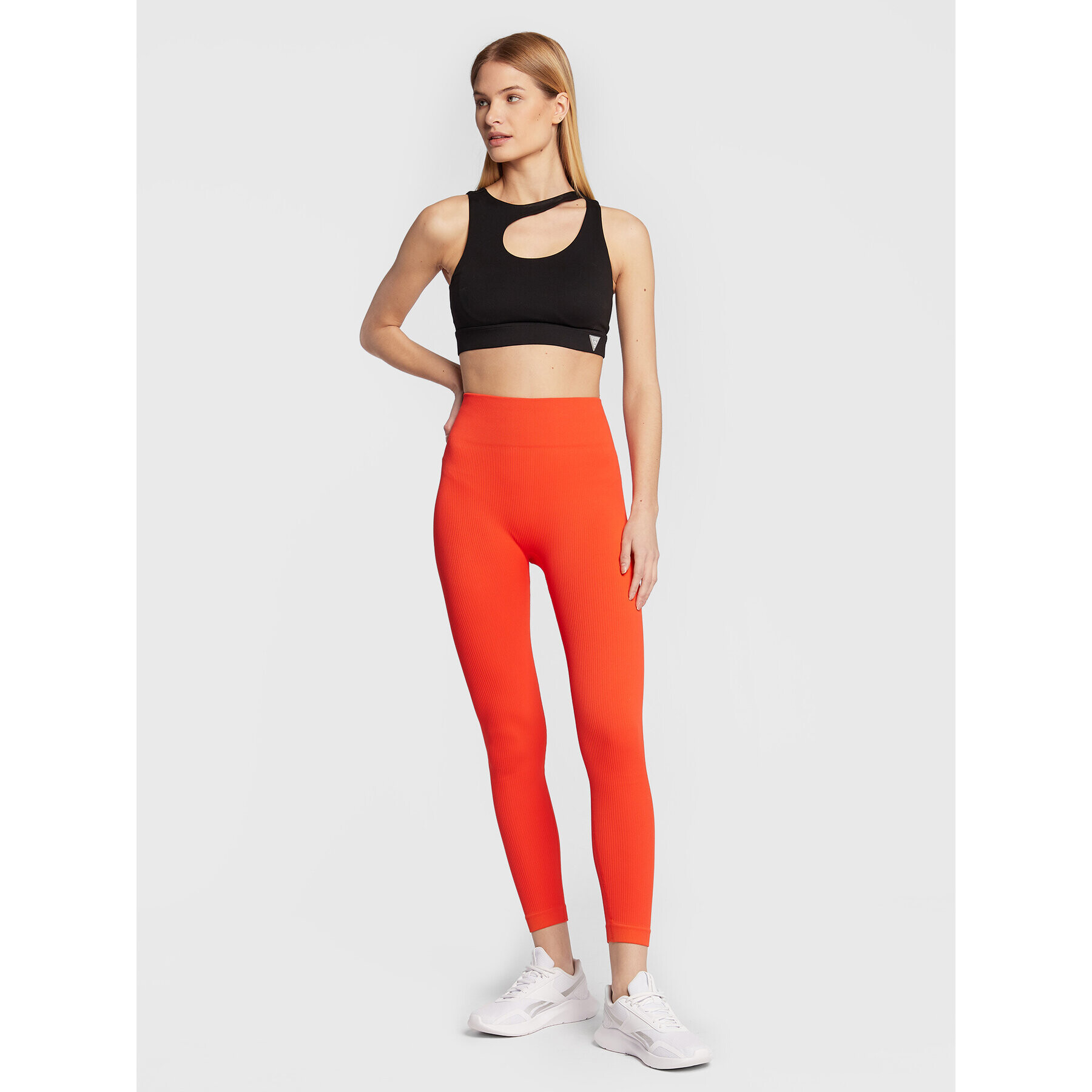 Guess Legíny V2BB16 ZZ04V Oranžová Slim Fit - Pepit.cz