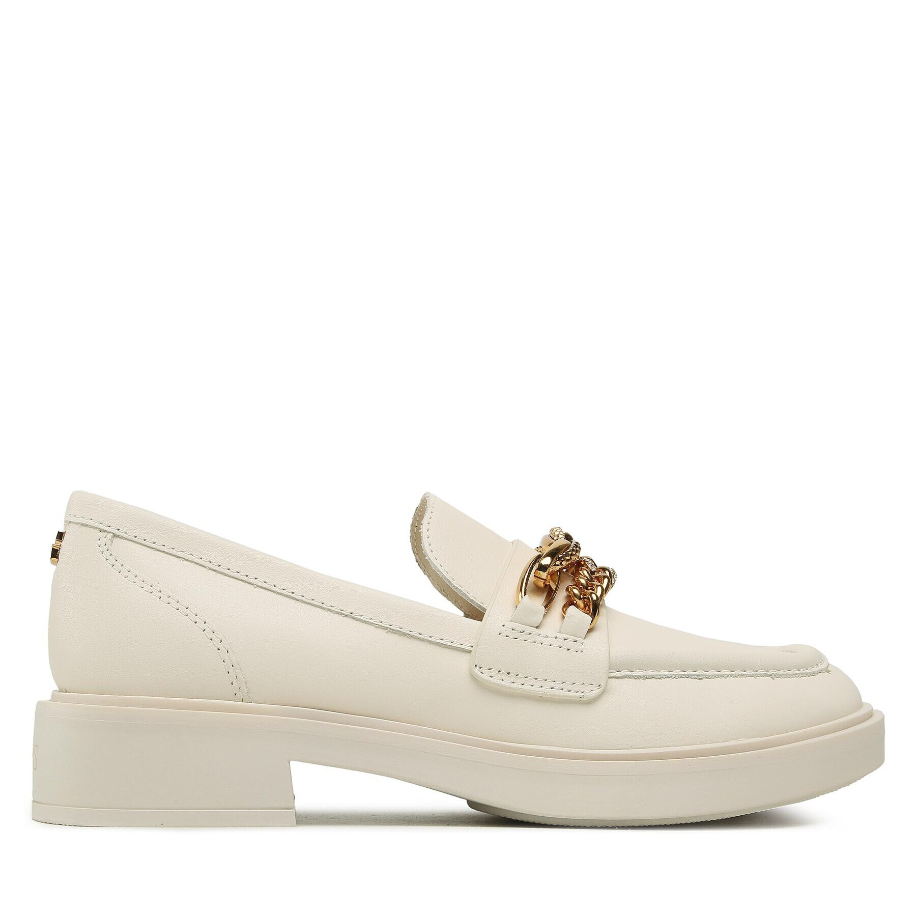 Guess Loafersy Kabele FL5KBL LEA14 Béžová - Pepit.cz