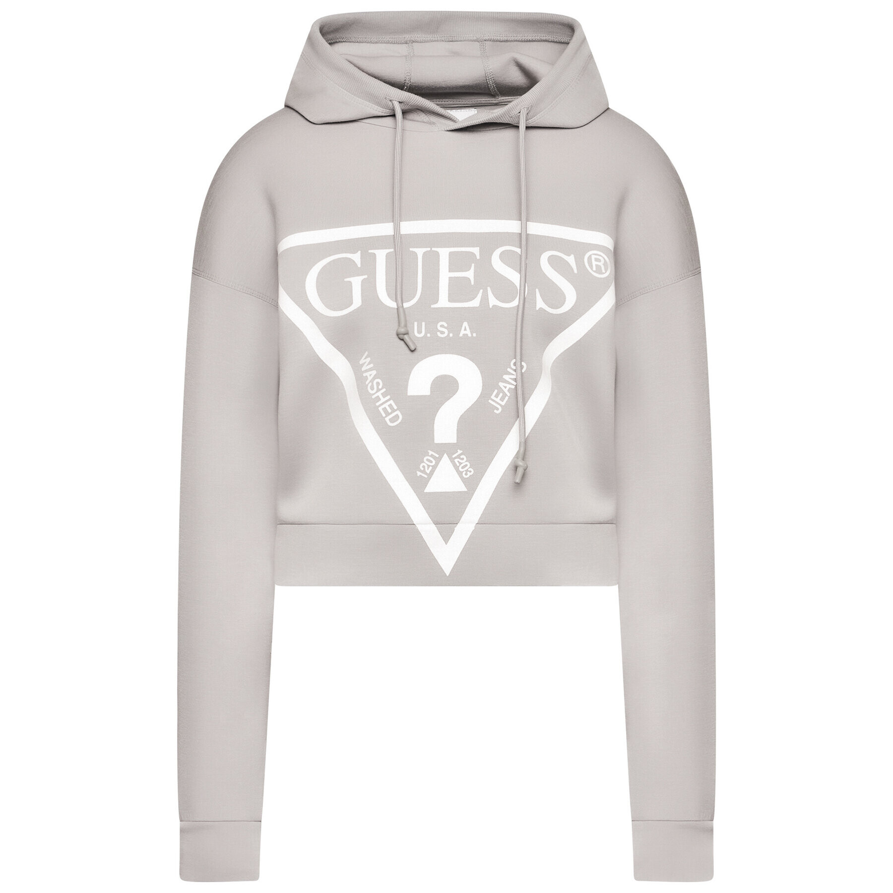 Guess Mikina Alisa O1GA29 KAMN2 Šedá Regular Fit - Pepit.cz