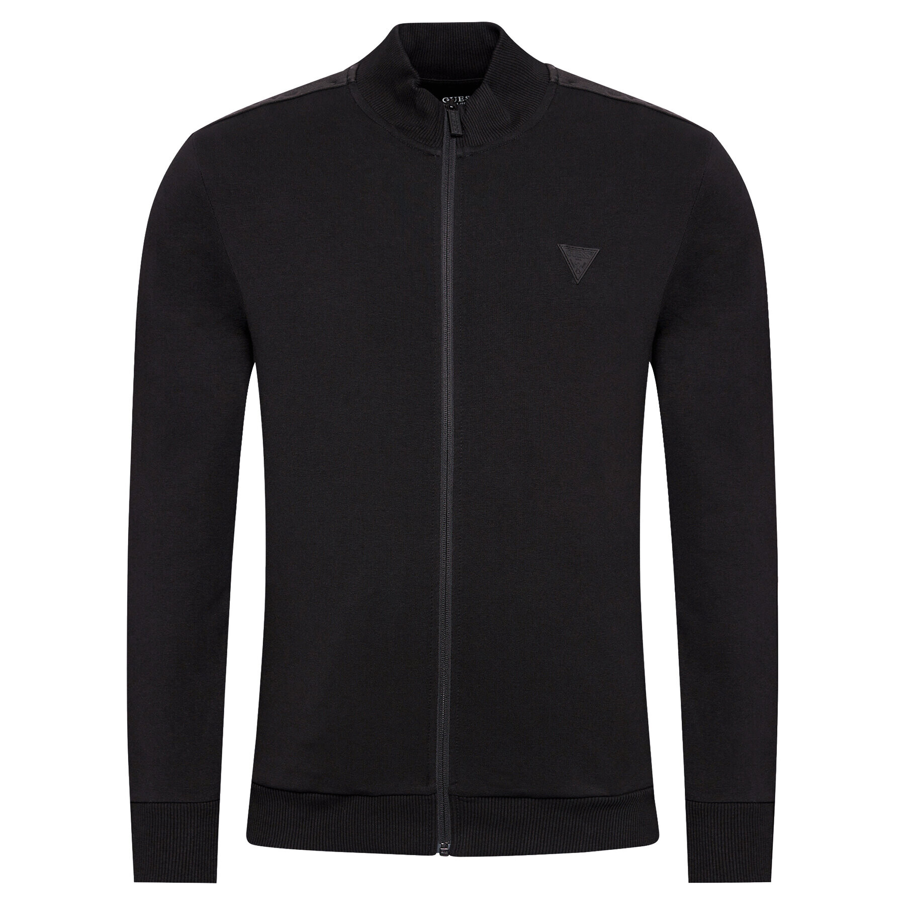 Guess Mikina Full Zip U1GA12 K6ZS1 Černá Slim Fit - Pepit.cz