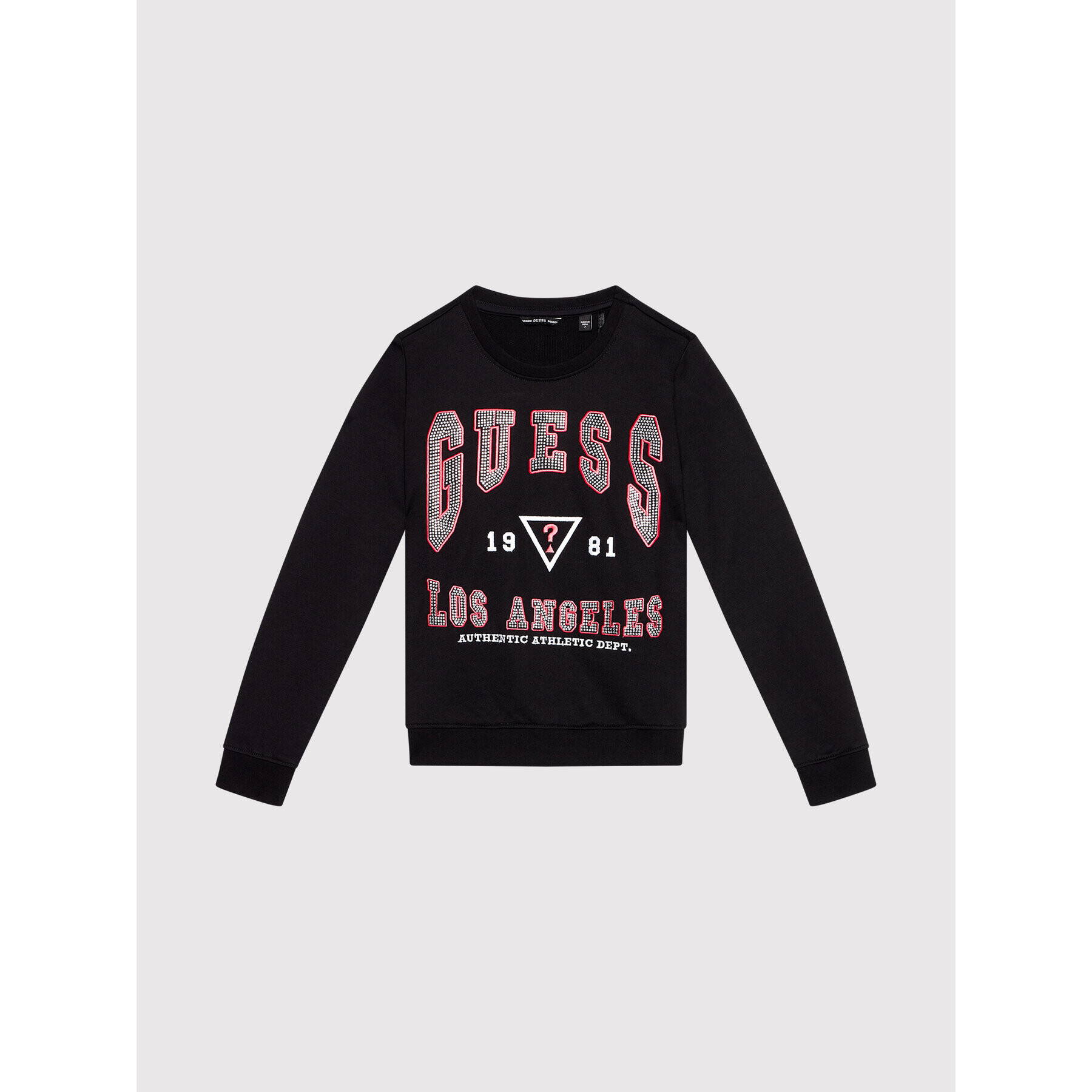 Guess Mikina J1YQ04 KA6R0 Černá Regular Fit - Pepit.cz