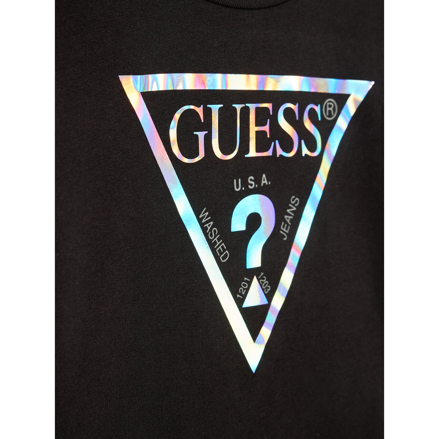 Guess Mikina J1YQ16 K9Z21 Černá Regular Fit - Pepit.cz