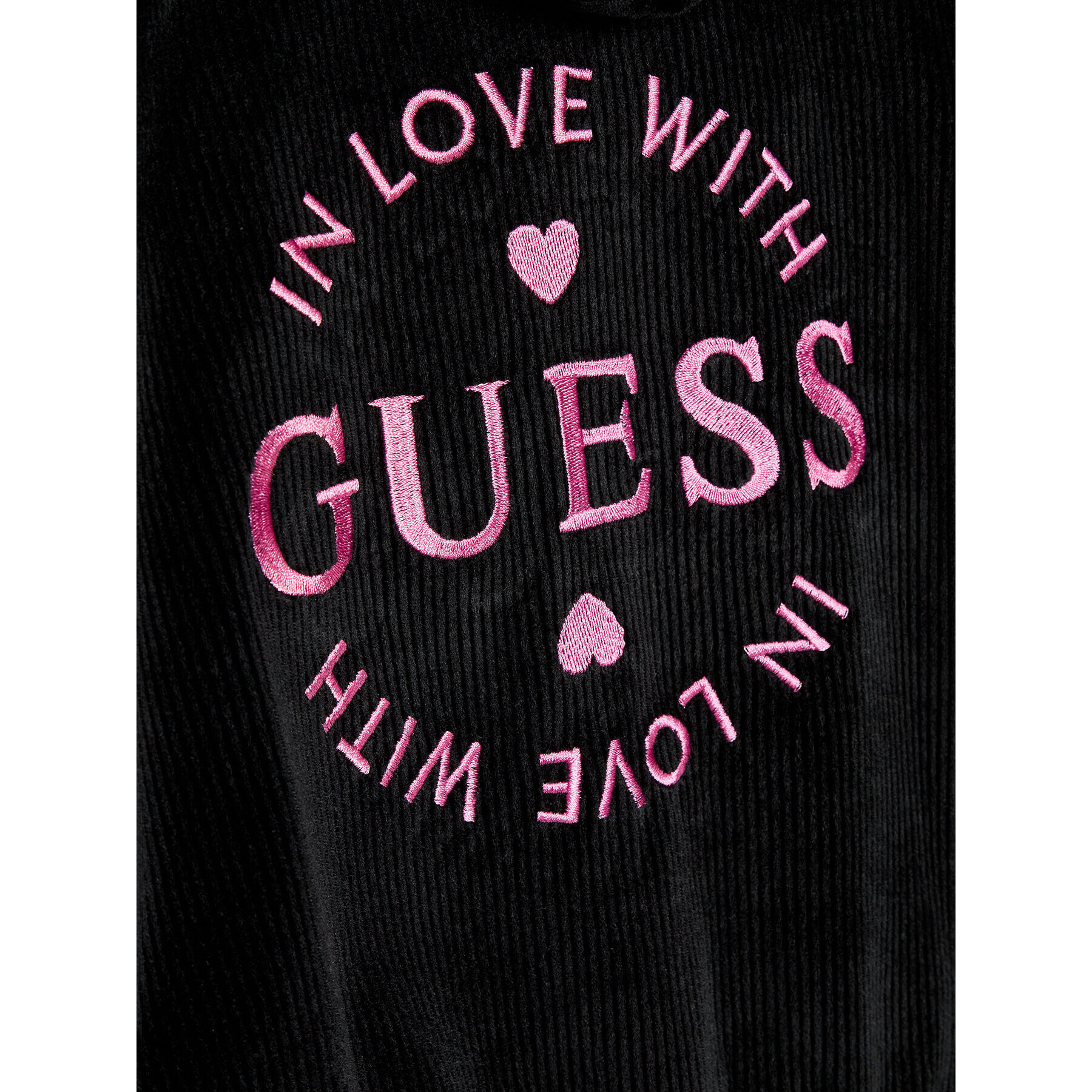 Guess Mikina J2BQ03 KBEB0 Černá Regular Fit - Pepit.cz