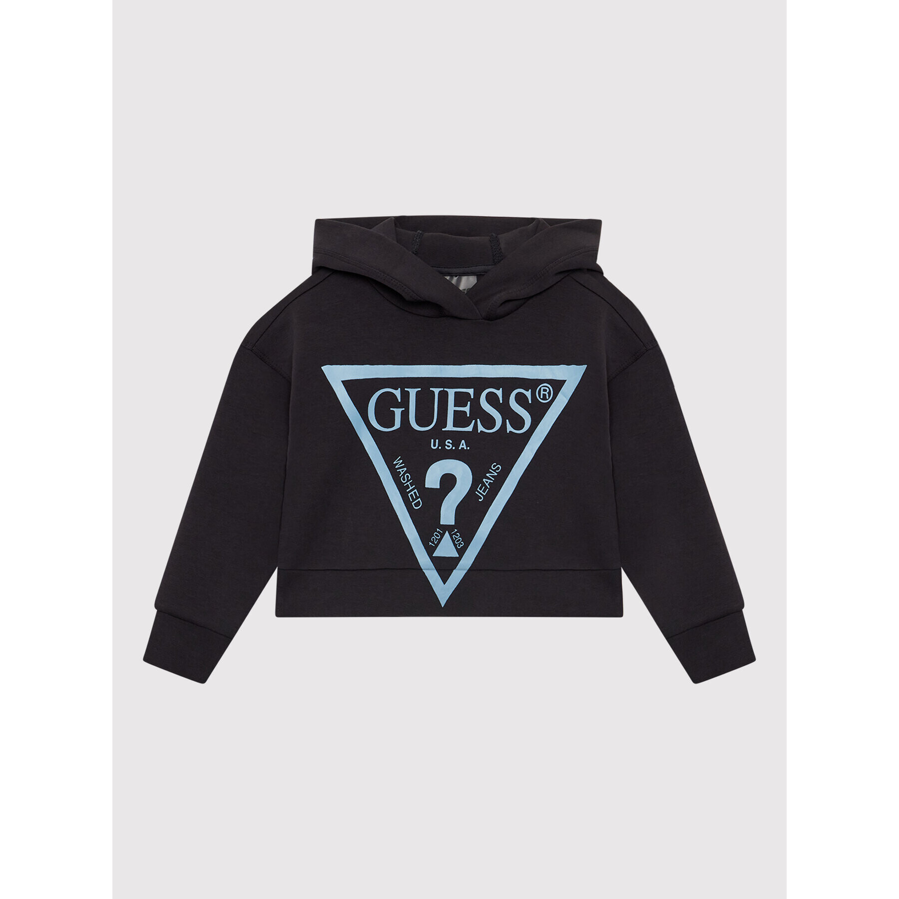 Guess Mikina J2YQ23 FL03S Tmavomodrá Regular Fit - Pepit.cz