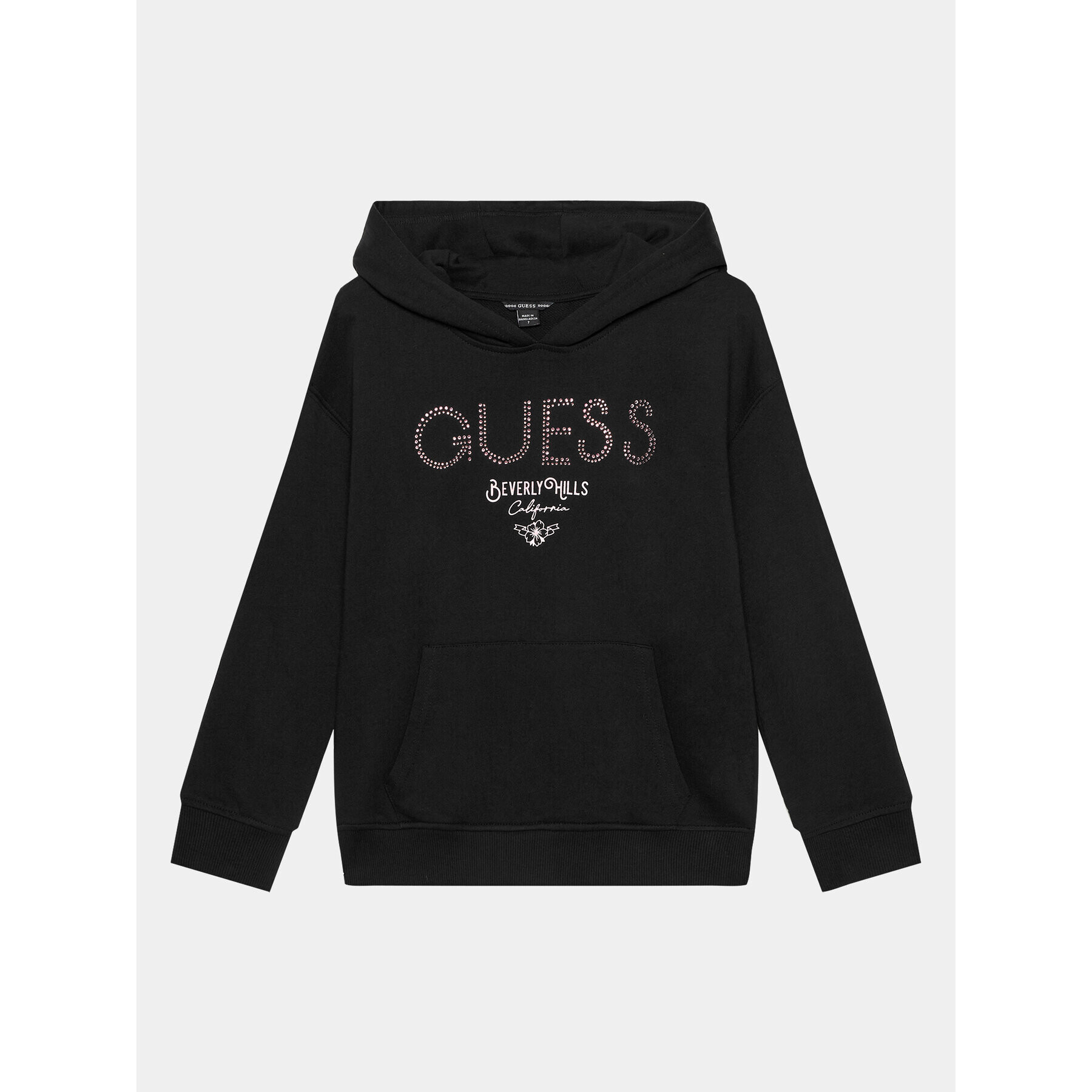 Guess Mikina J4RQ03 KA6R4 Černá Regular Fit - Pepit.cz