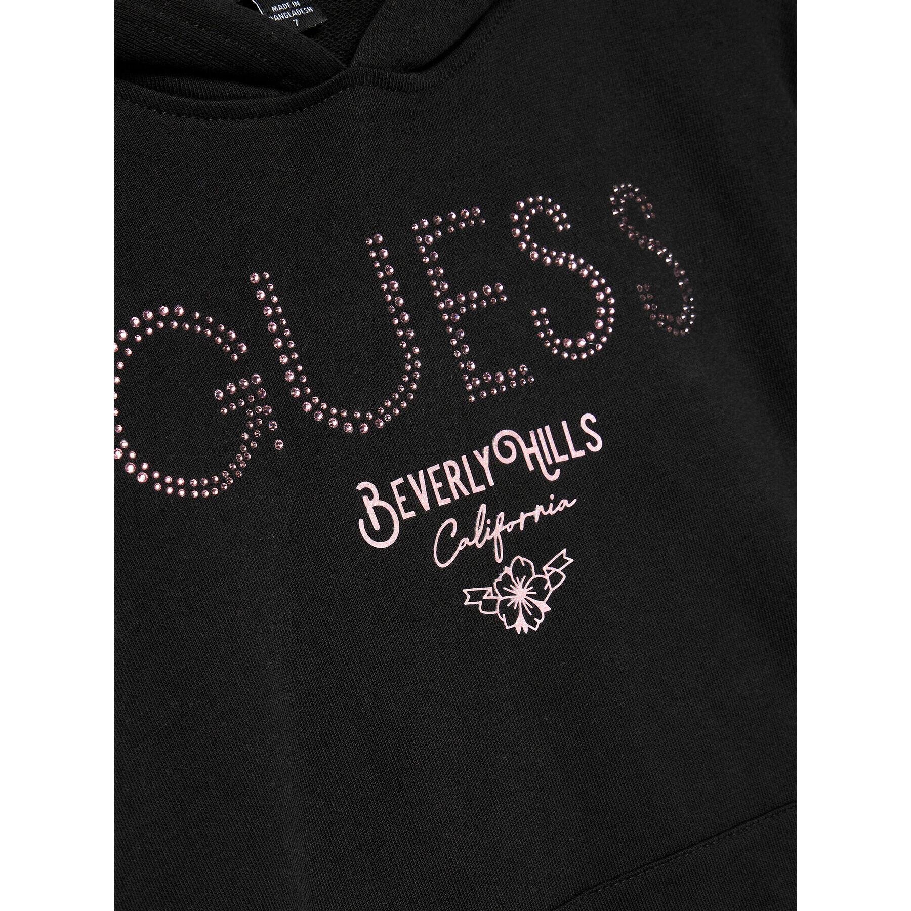 Guess Mikina J4RQ03 KA6R4 Černá Regular Fit - Pepit.cz