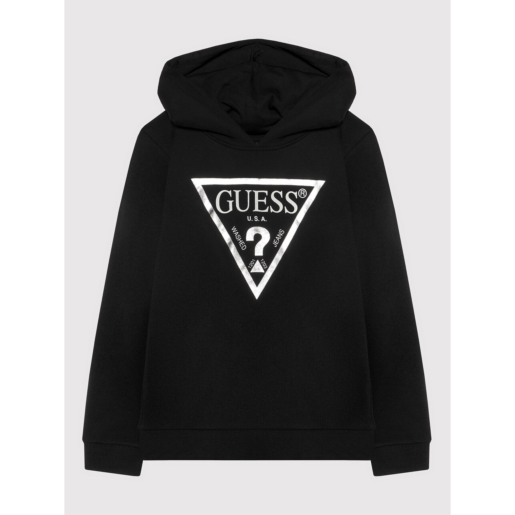 Guess Mikina J83Q14 KAUG0 Černá Regular Fit - Pepit.cz