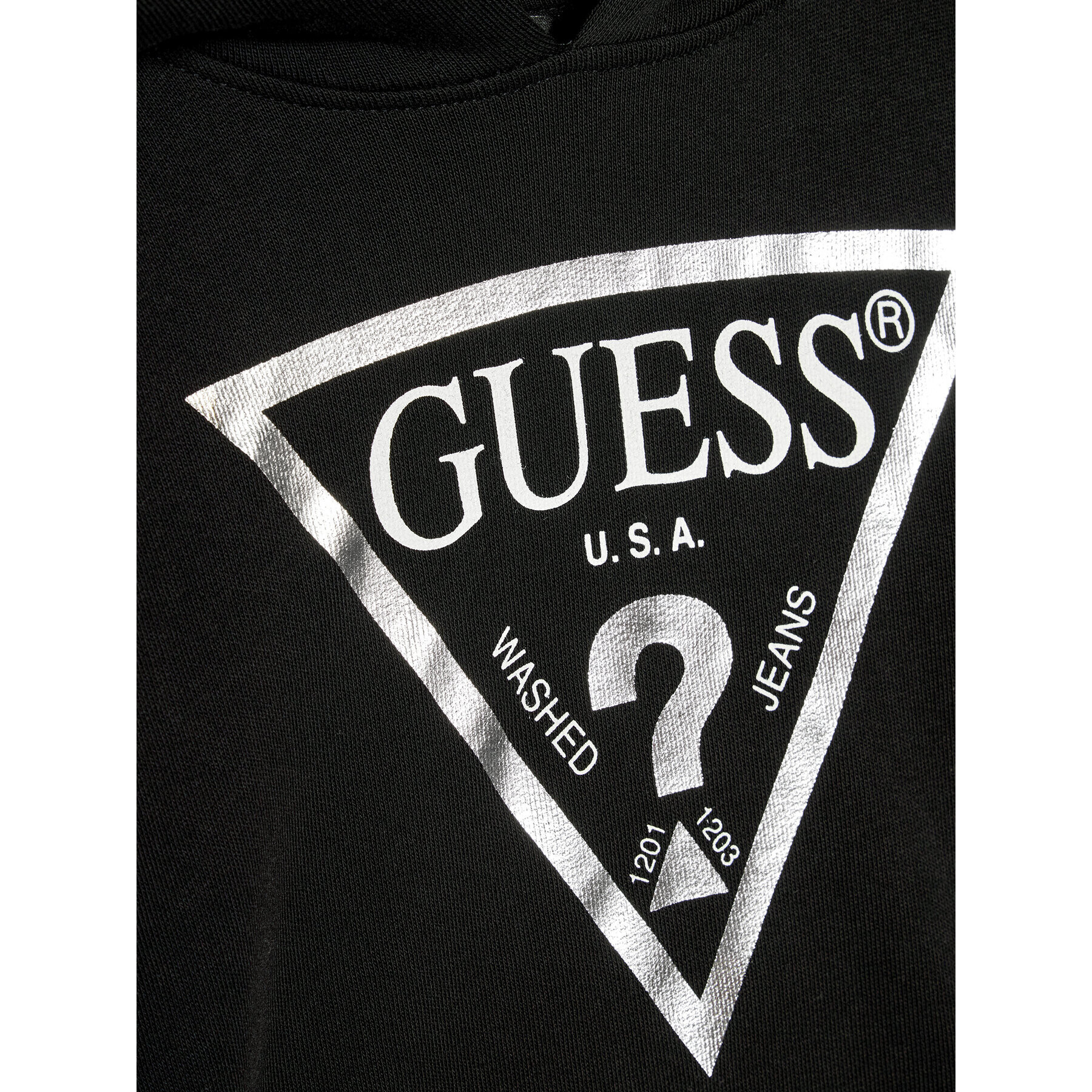 Guess Mikina J83Q14 KAUG0 Černá Regular Fit - Pepit.cz