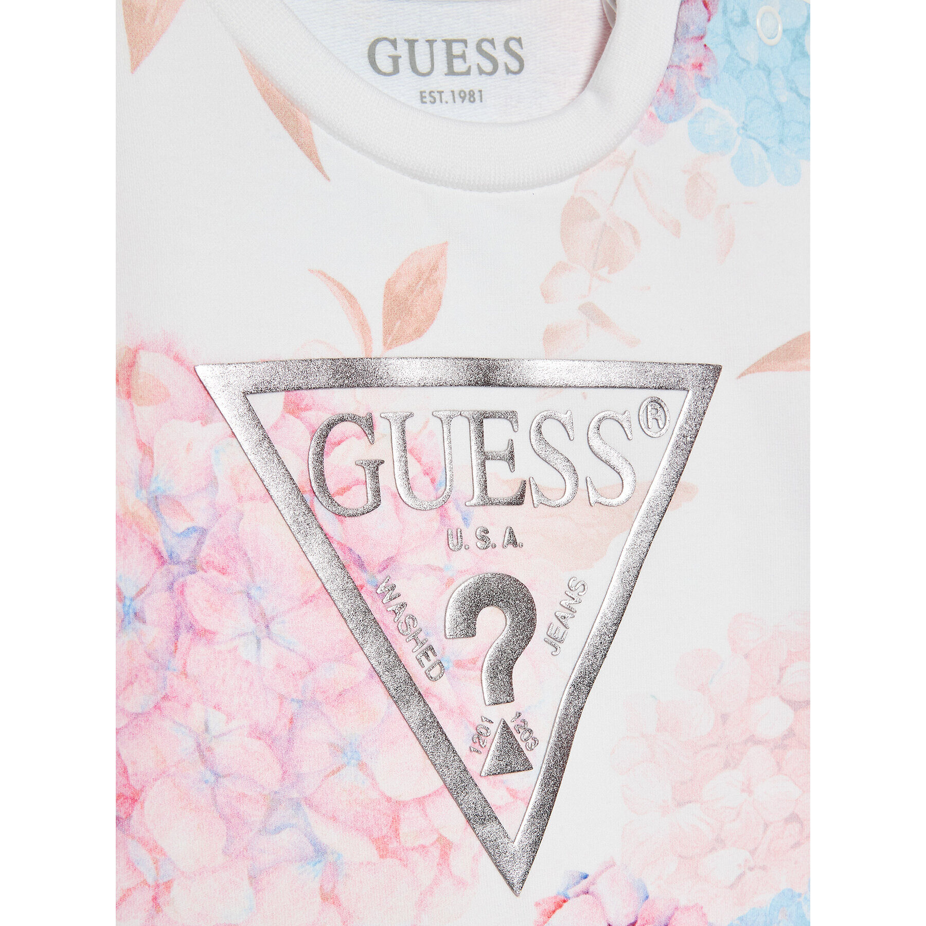 Guess Mikina K3RQ05 KA6V3 Bílá Regular Fit - Pepit.cz