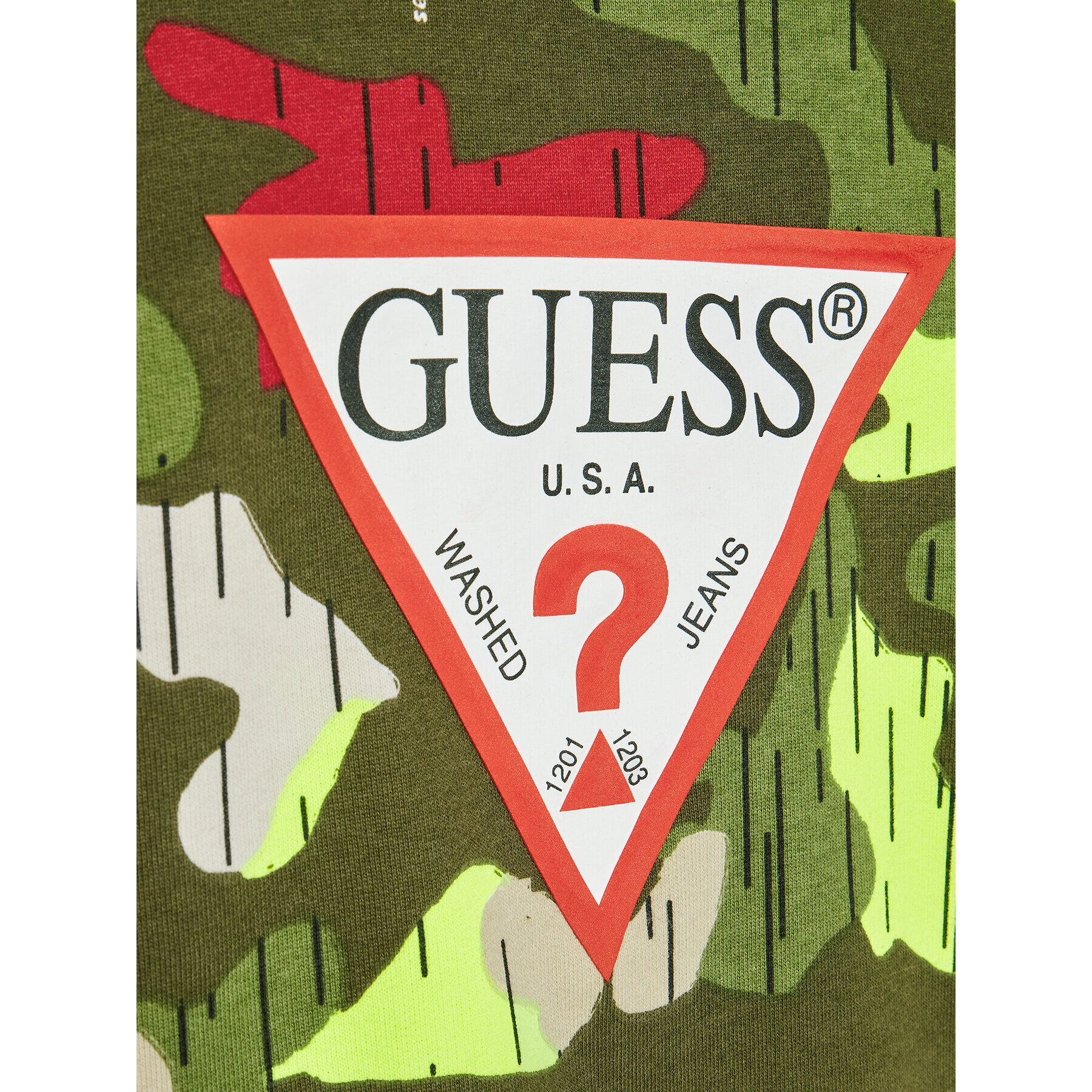 Guess Mikina L2BQ00 K8D80 Zelená Regular Fit - Pepit.cz