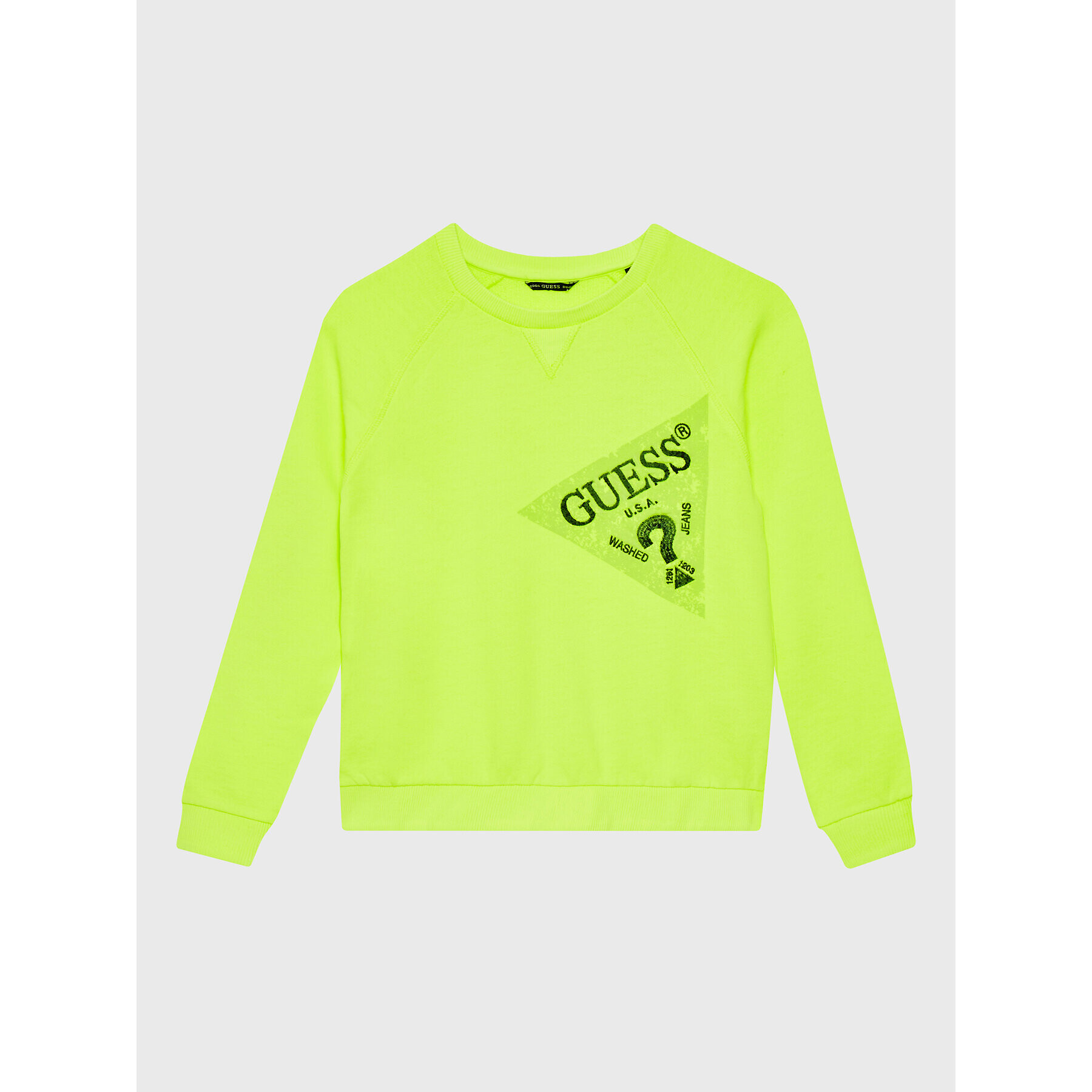 Guess Mikina L2BQ05 KAD73 Žlutá Regular Fit - Pepit.cz